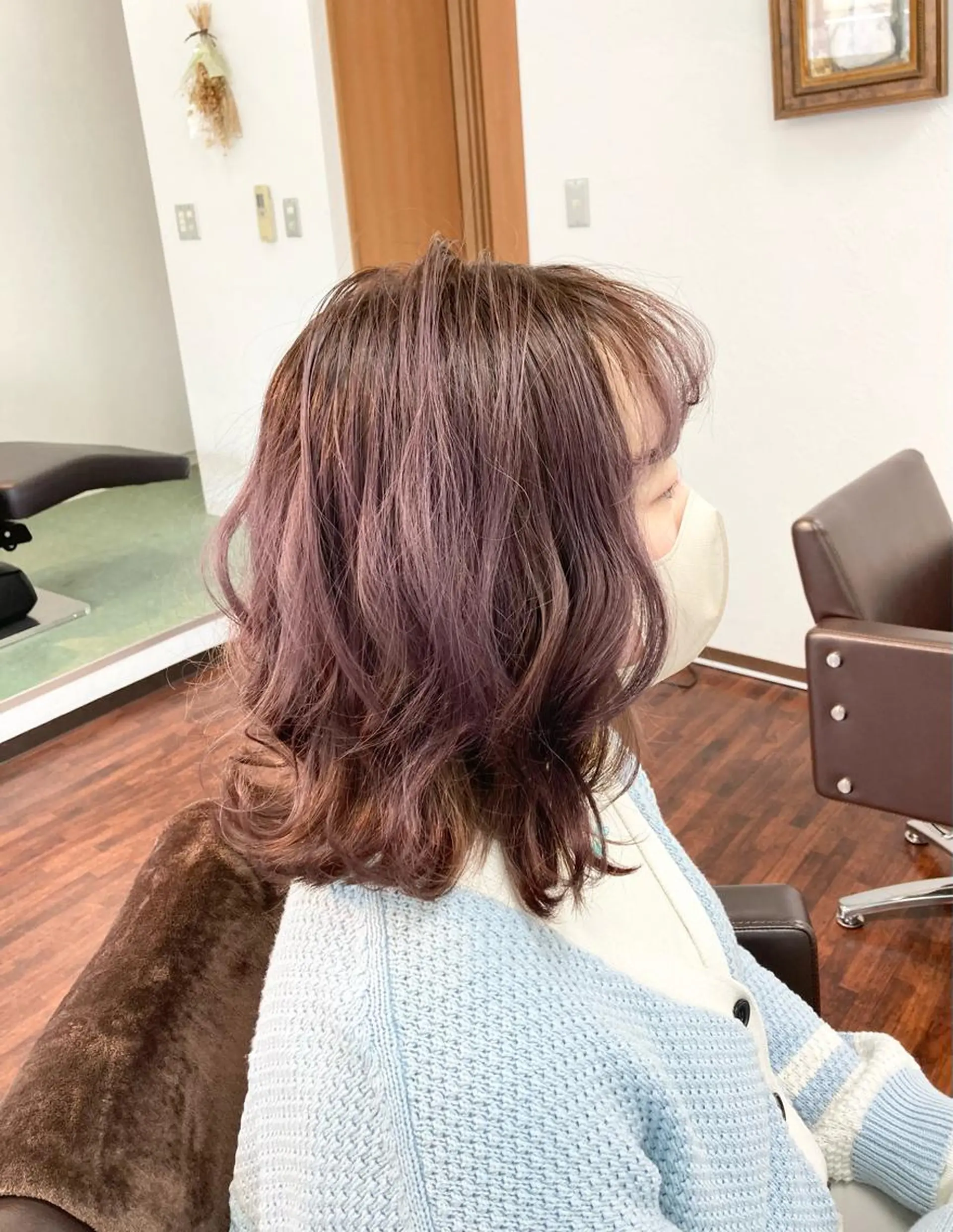 ミディアム パーマ Fun  hair make所属・田牧 みゆきのヘアスタイル
