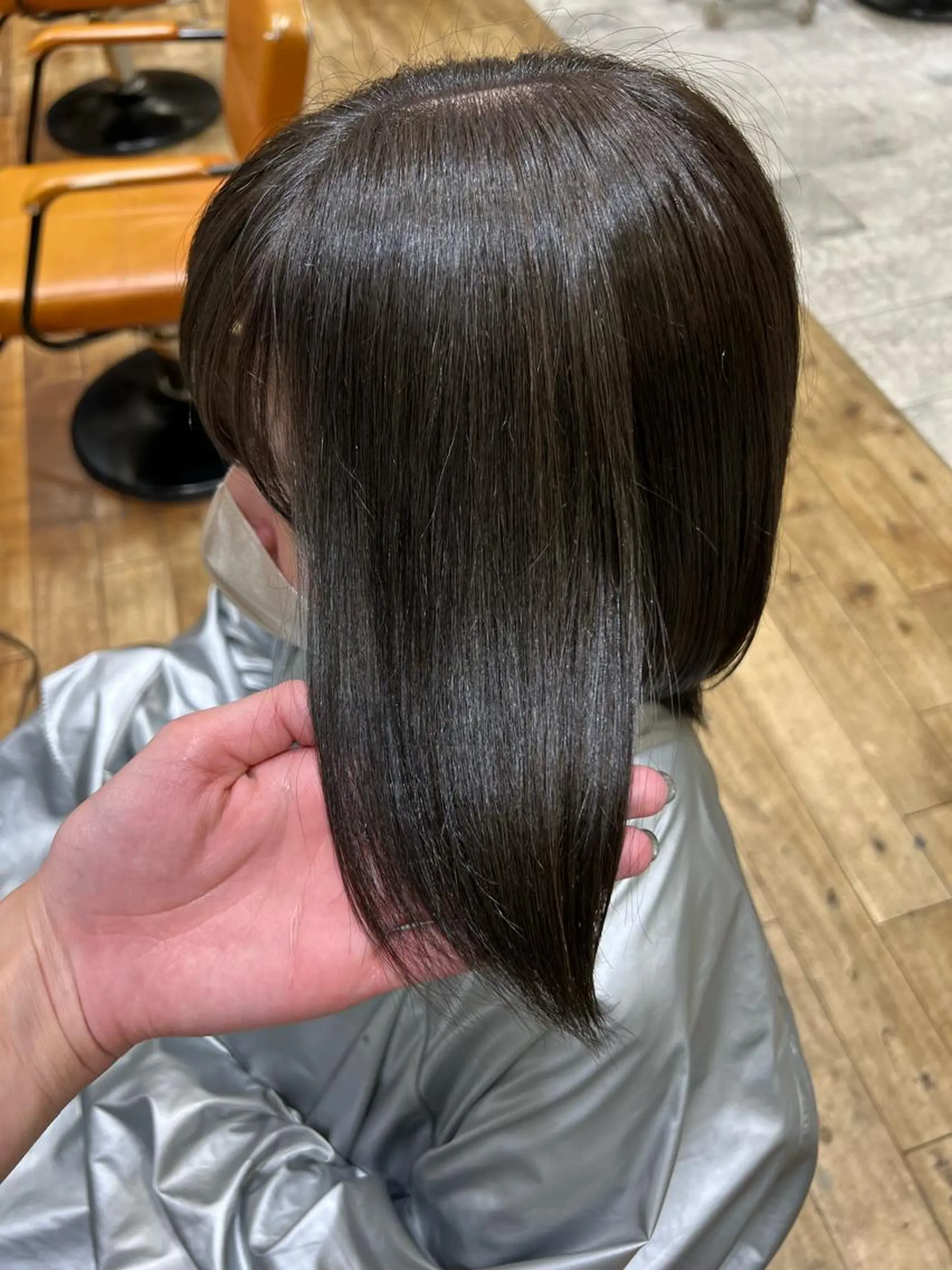 ミディアム カラー ヘアカラー トリートメント 透明感🫧 佐藤歩夢のヘアスタイル