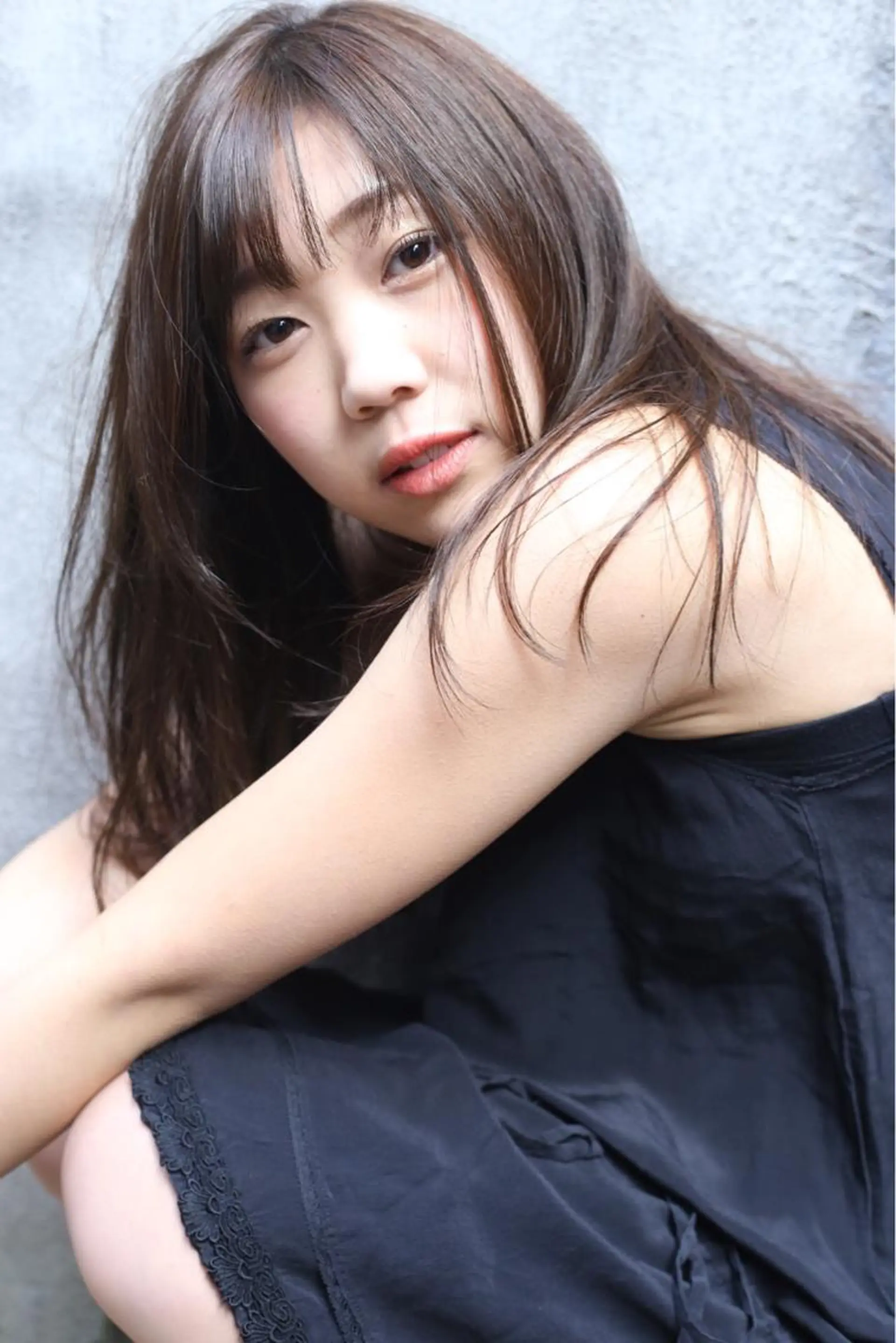 セミロング カラー イルミナカラー vato マンツーマンサロンのヘアスタイル