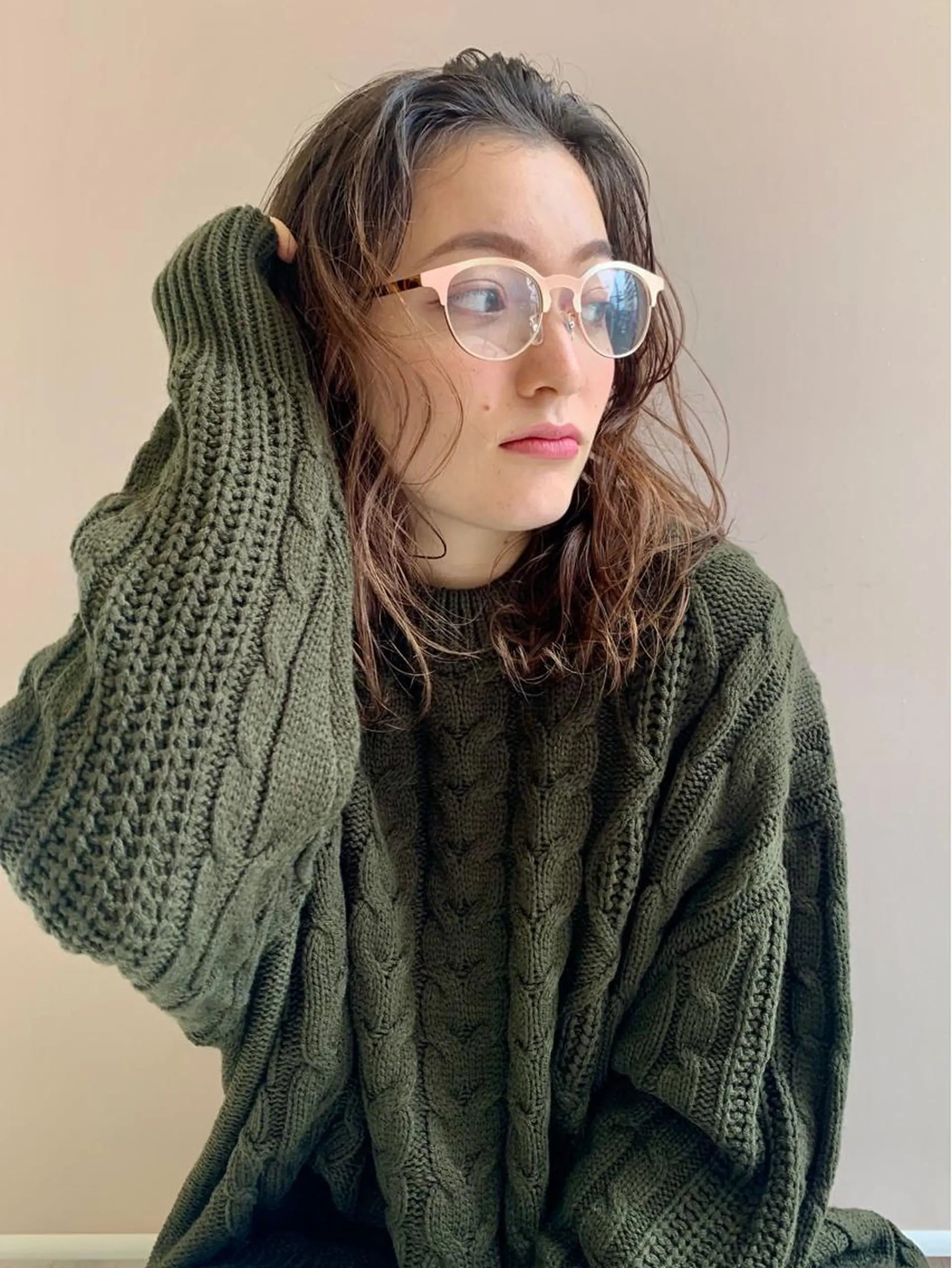 セミロング ✨ダメージを感じない 美髪ヘア✨　野口春貴のヘアスタイル