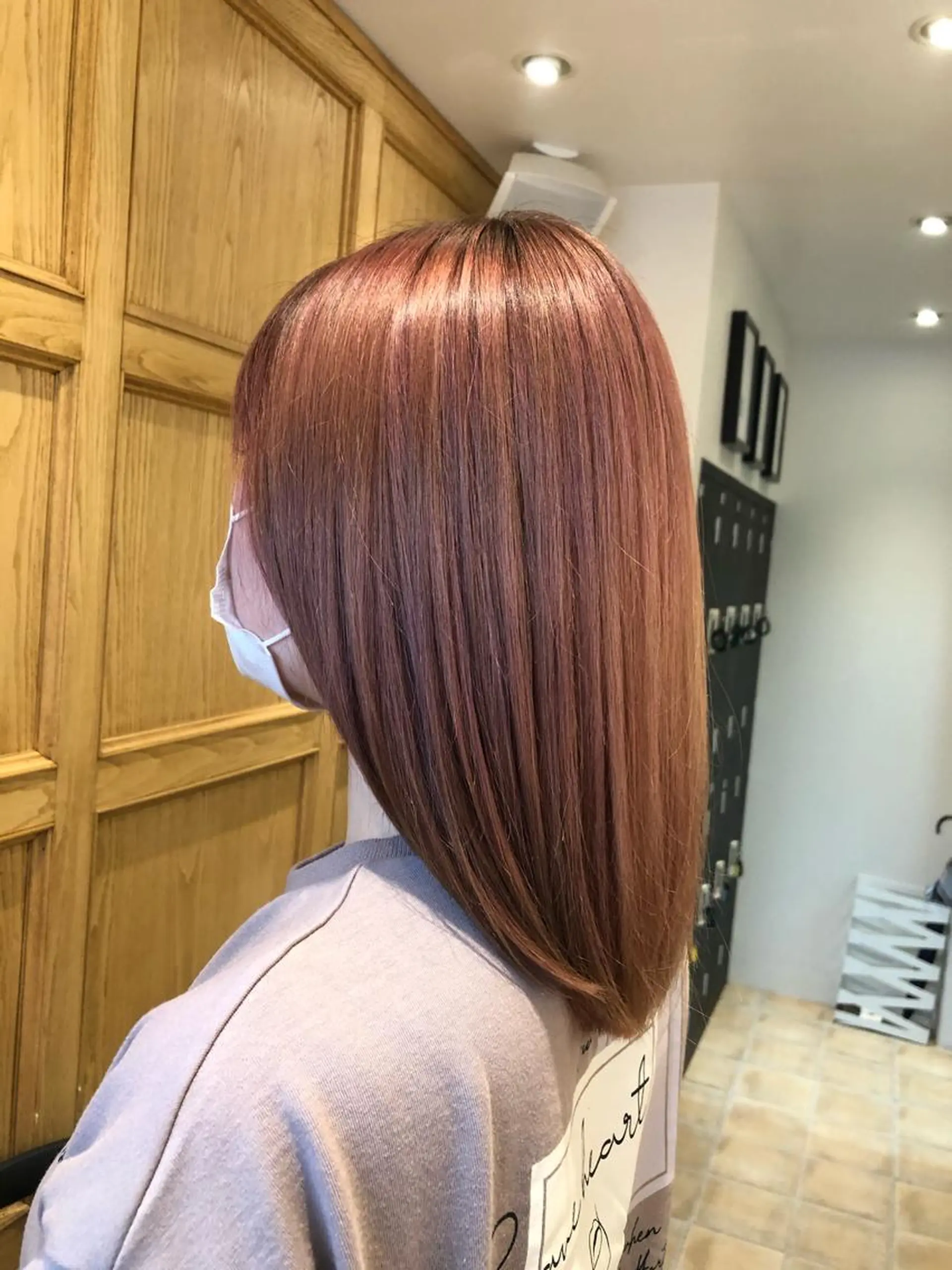 セミロング AUBE HAIR toll　川越店 【オーブ ヘアー トル】所属・髪質改善⭐️透明感 カラーノグチショウタのヘアスタイル