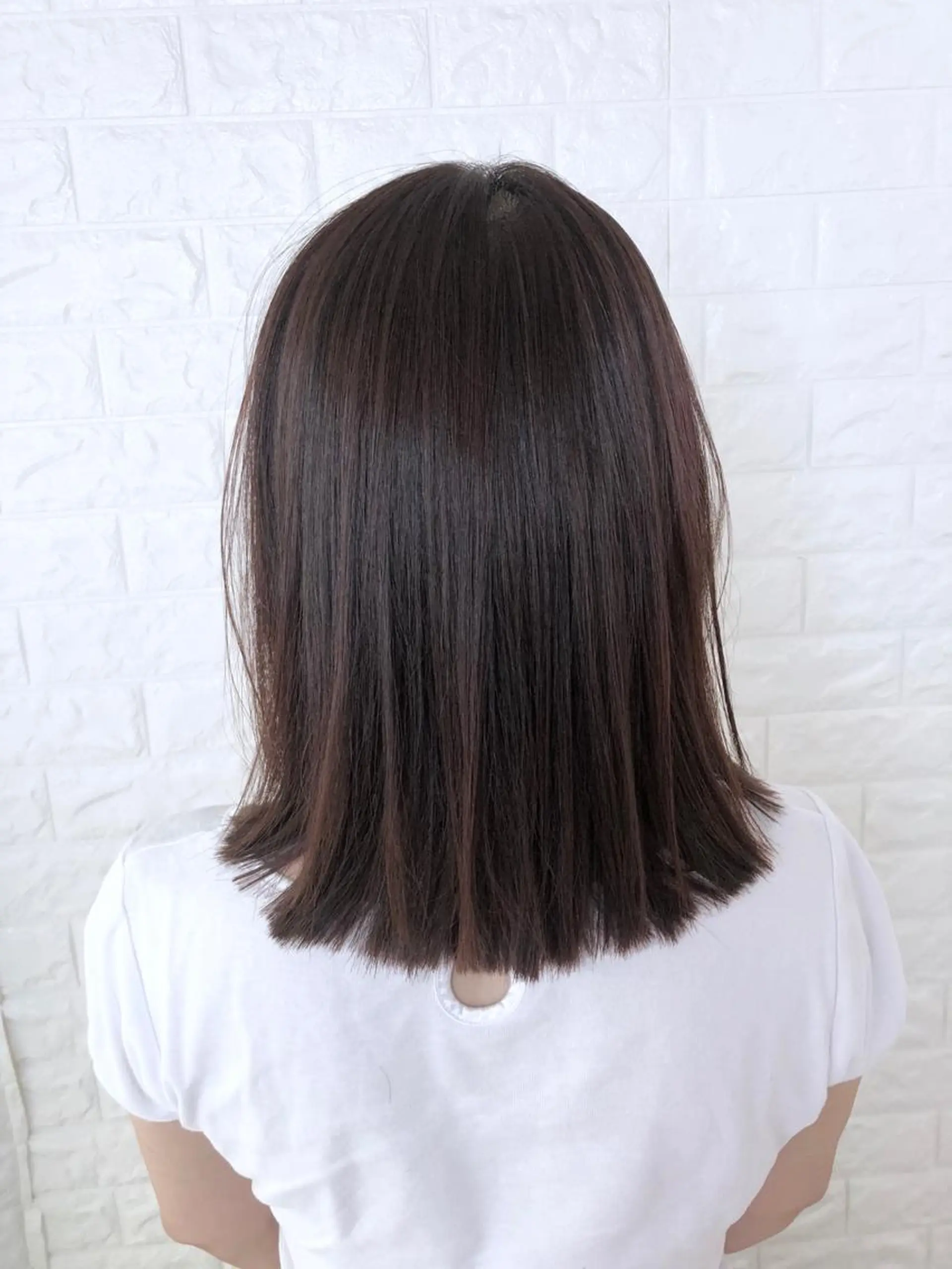 ミディアム 縮毛矯正/髪質改善 主税巧一のヘアスタイル