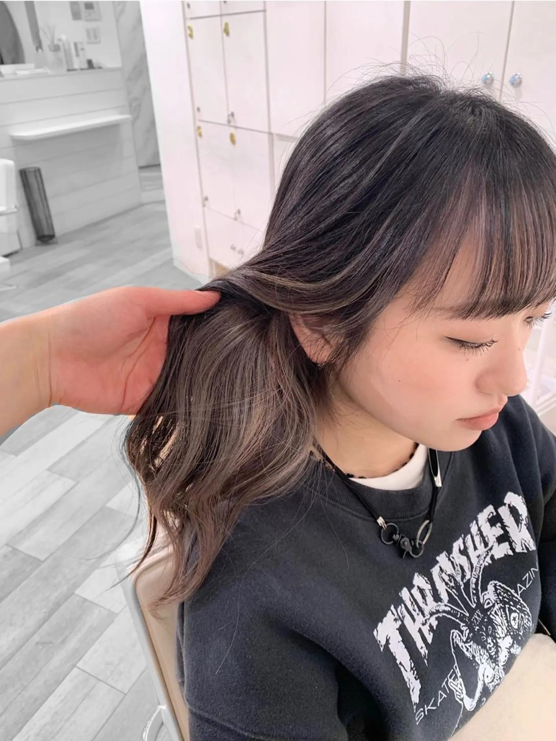 ロング カラー エクステ 🤎HAZUKI🤎 ハイトーン✨エクステのヘアスタイル