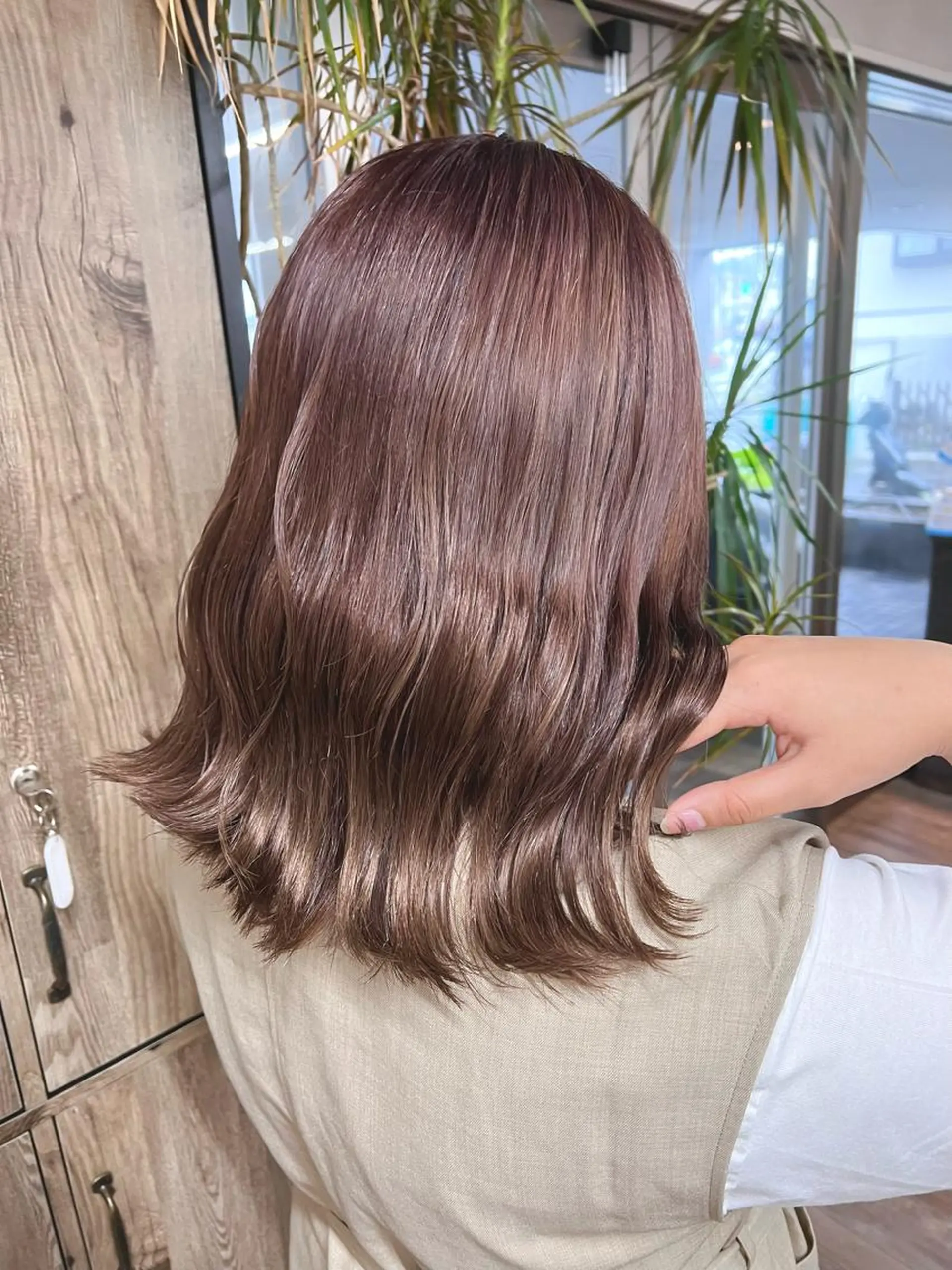 カラー バレイヤージュ ブリーチ ブラウンカラー ケアブリーチ ダブルカラー 🌷かわばた めい🌷のヘアスタイル