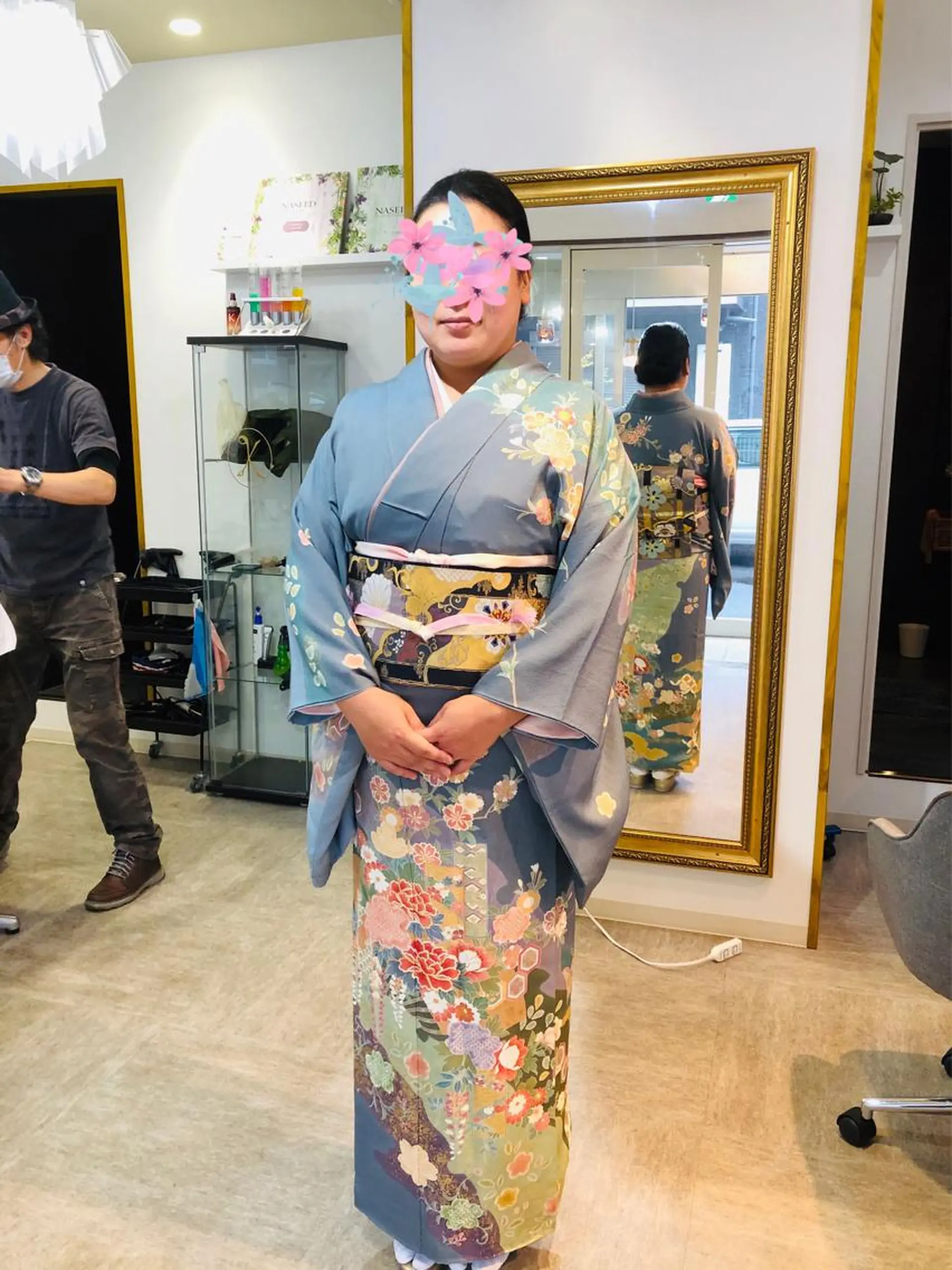 ヘアアレンジ 着付け ❤️カラーのアレルギー持ち必見❤️フリーランス美容師UMi所属・色タイプ診断 ❤️Umi❤️のヘアスタイル