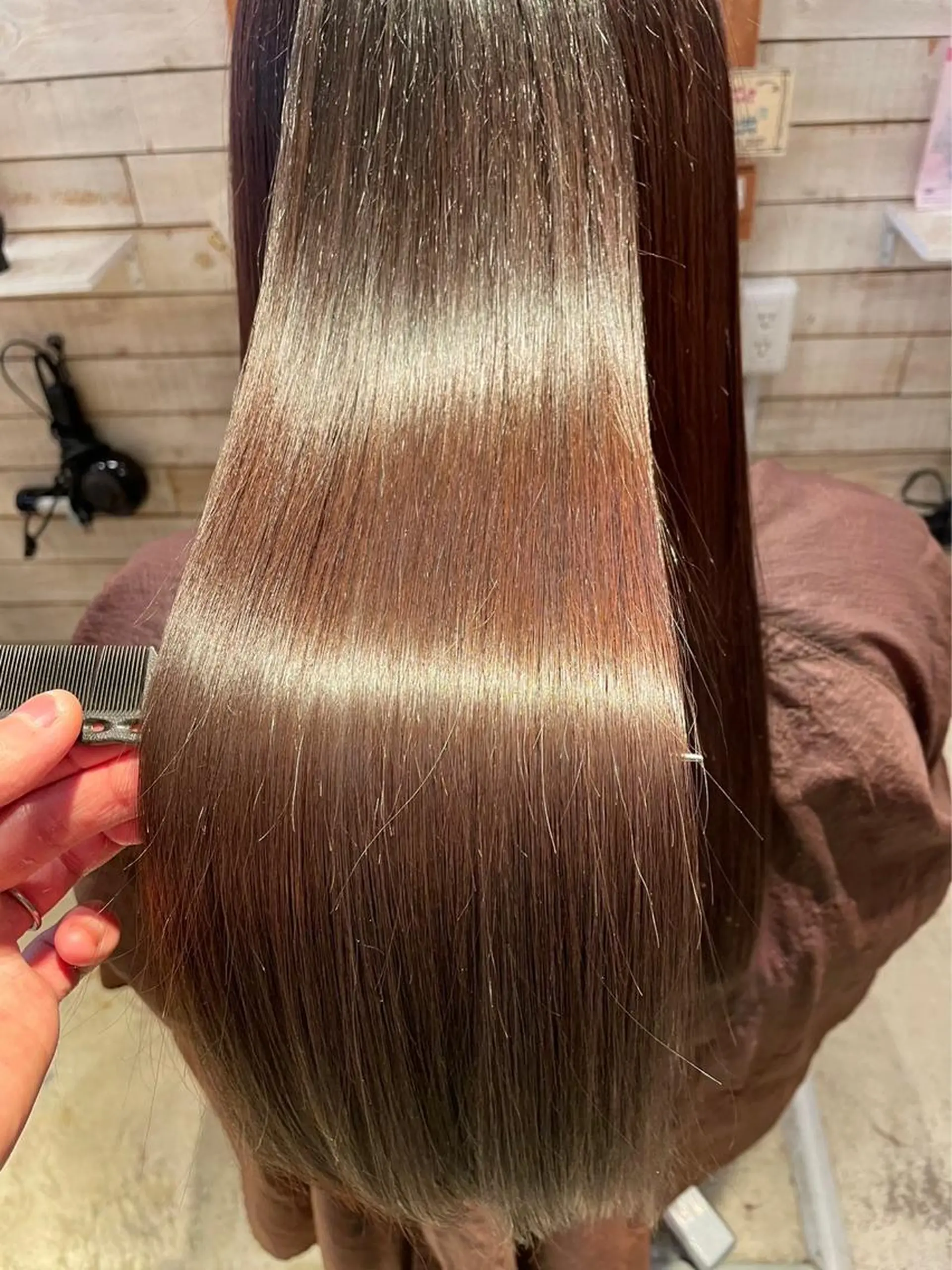 ロング カット ヘアカラー 縮毛矯正 縮毛矯正 髪質改善 鈴木のヘアスタイル