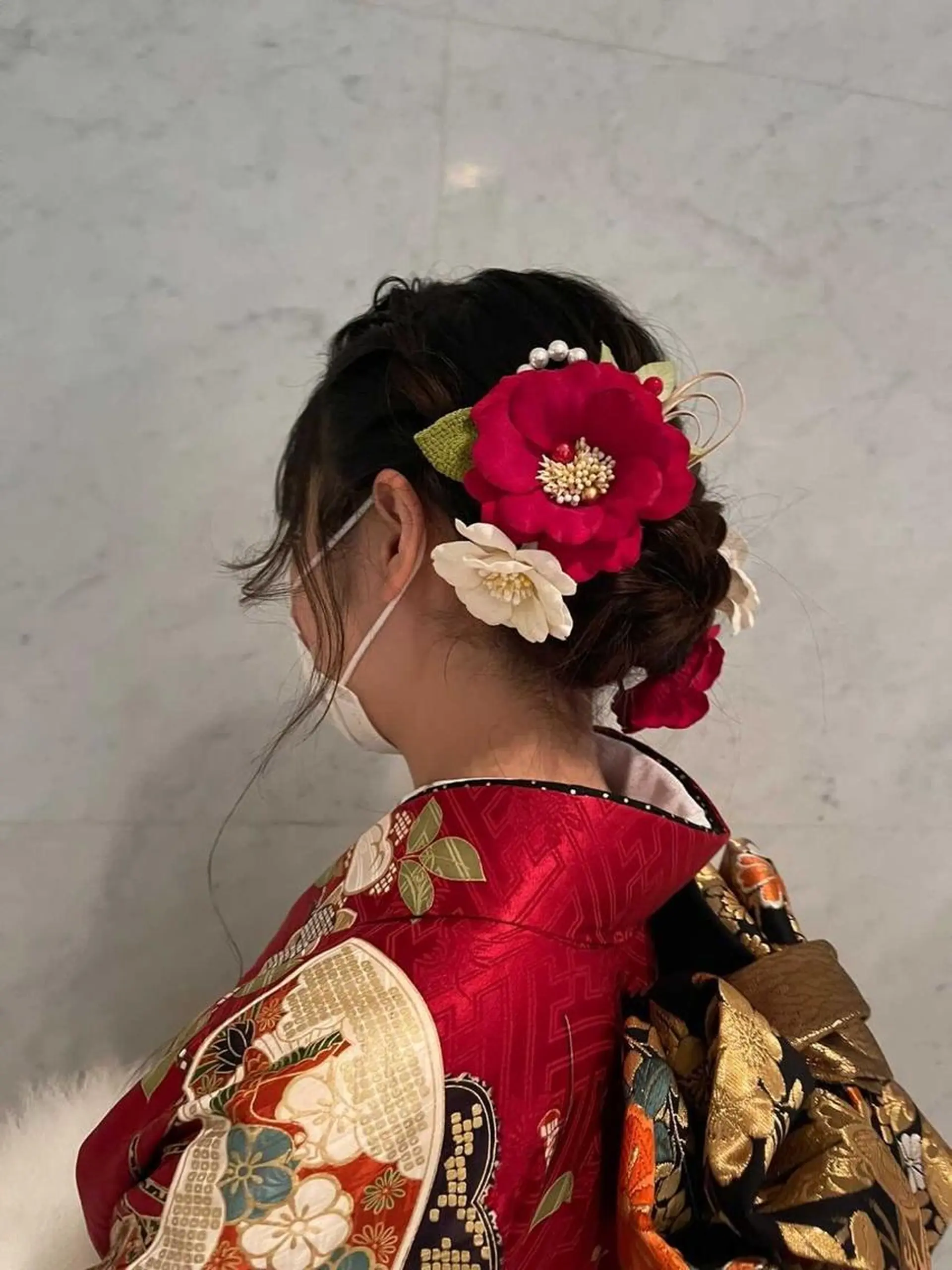 セミロング ヘアアレンジ 松永 梨央のヘアスタイル