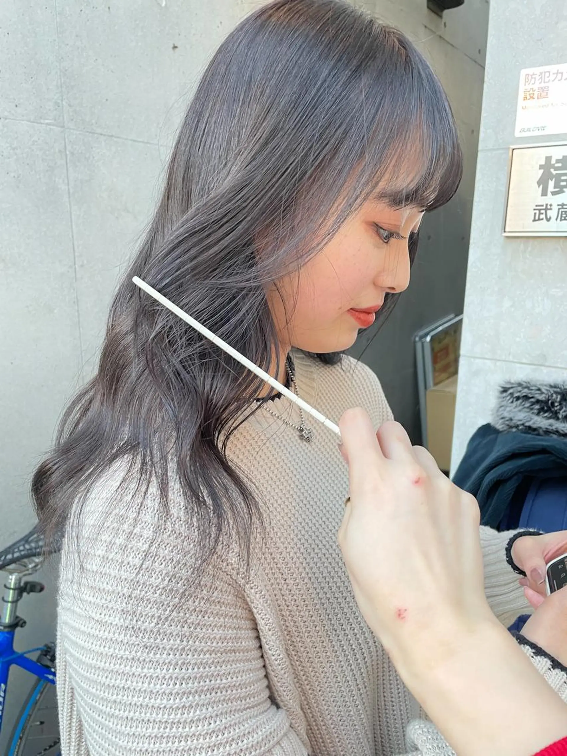 ミディアム 透明感カラー🥣 大平優香のヘアスタイル