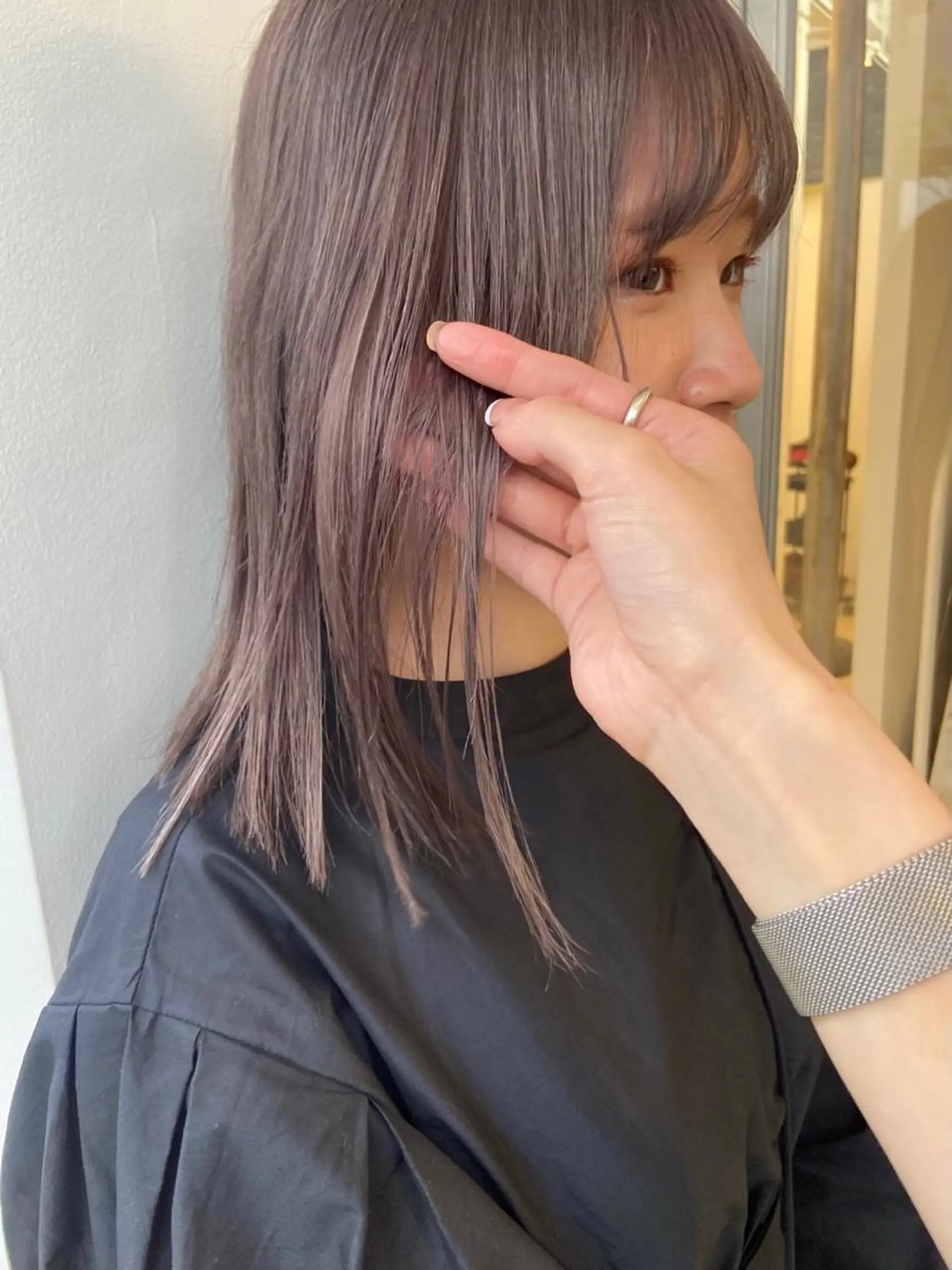 ミディアム カラー bob/ aoiのヘアスタイル