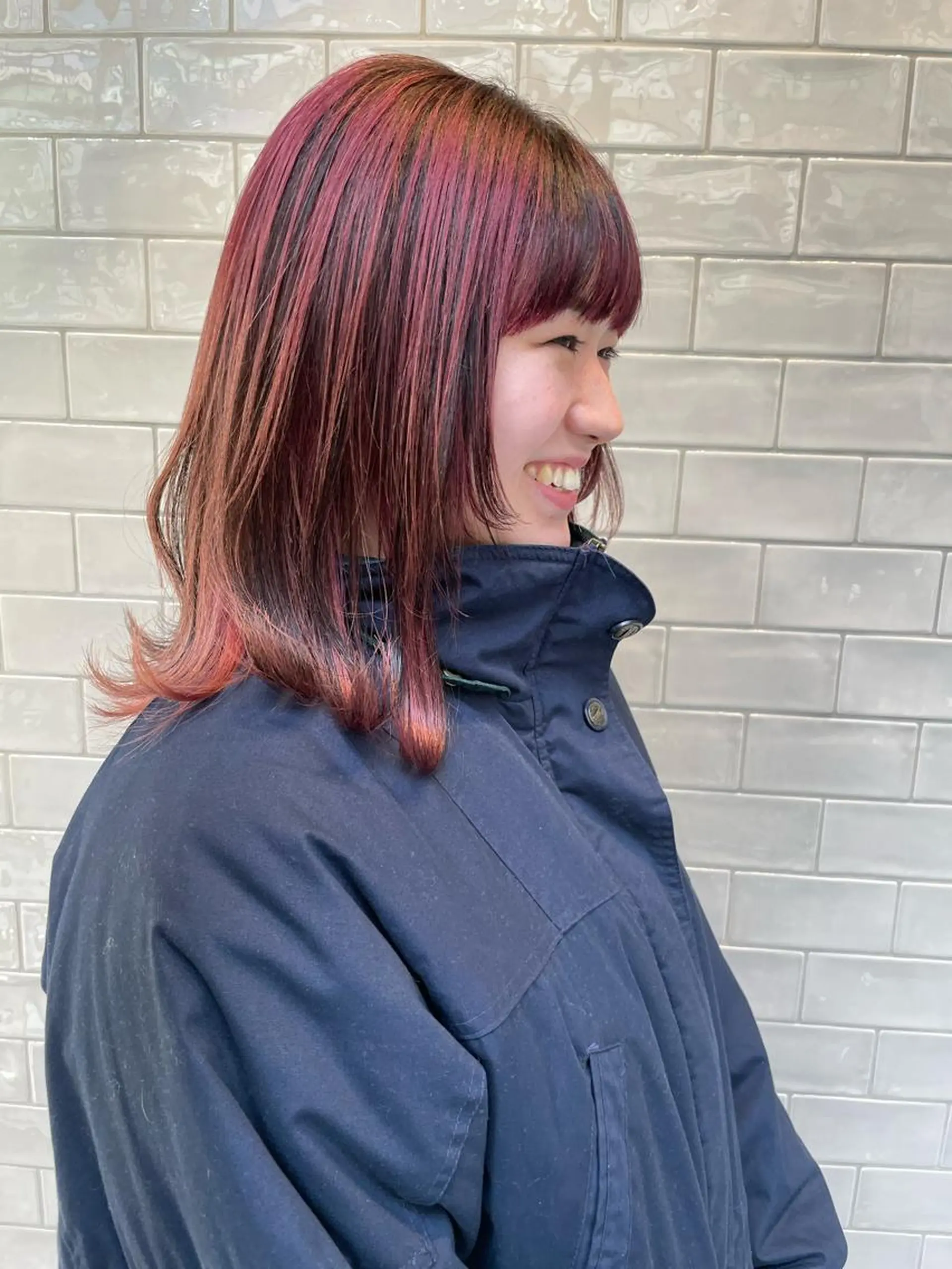 ショート カラー カット ヘアカラー トリートメント SALOWIN所属・ブリーチ🧹 ボブ✨レイヤーのヘアスタイル