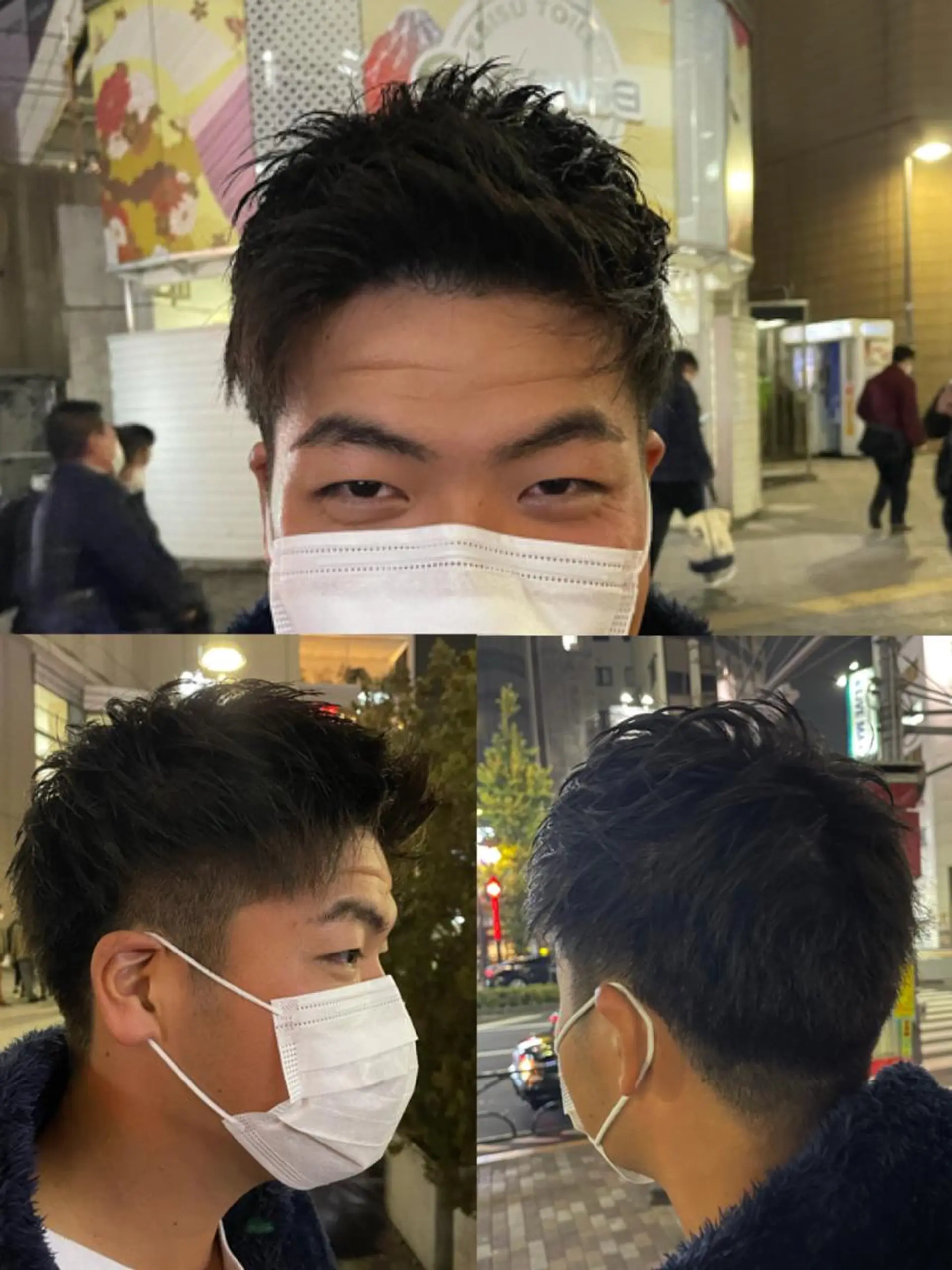 ショート パーマ メンズ カット指名No1漆原 聡のヘアスタイル