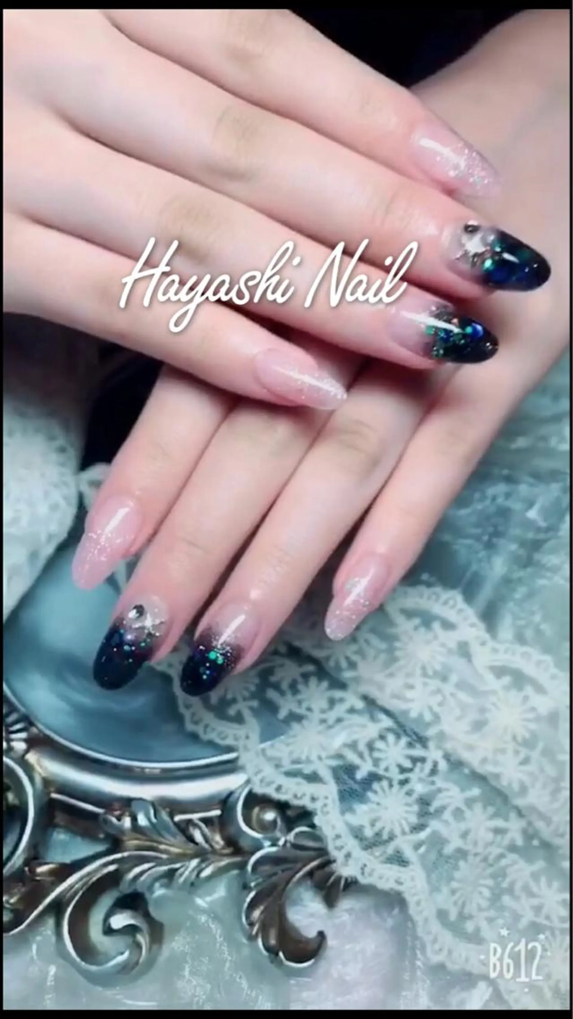 ネイル 長さ出し グラデーション スカルプネイル ハンドネイル 狭山店(林) You nailのネイルデザイン