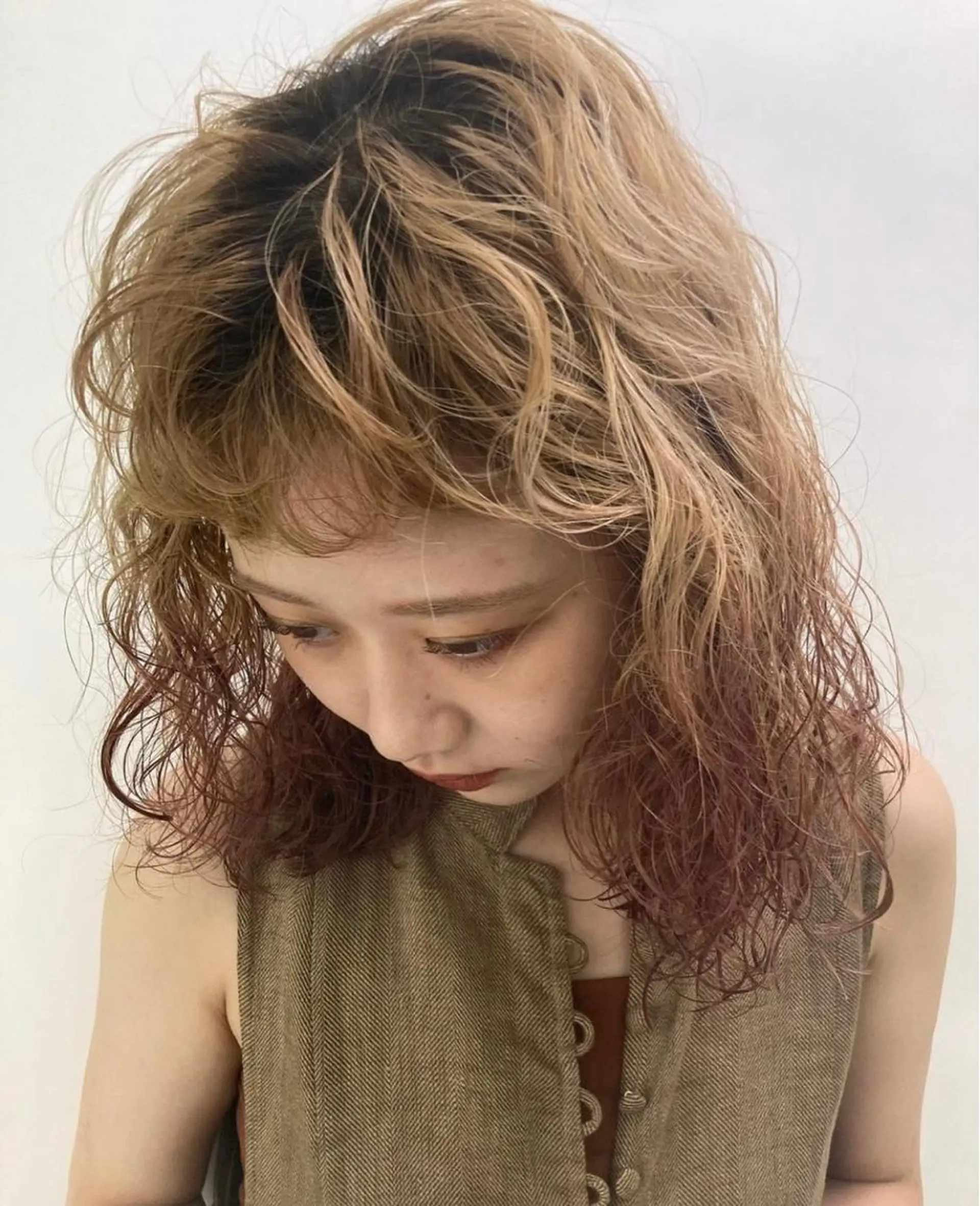 セミロング カット ヘアカラー トリートメント vivre libre所属・vivre libreのヘアスタイル
