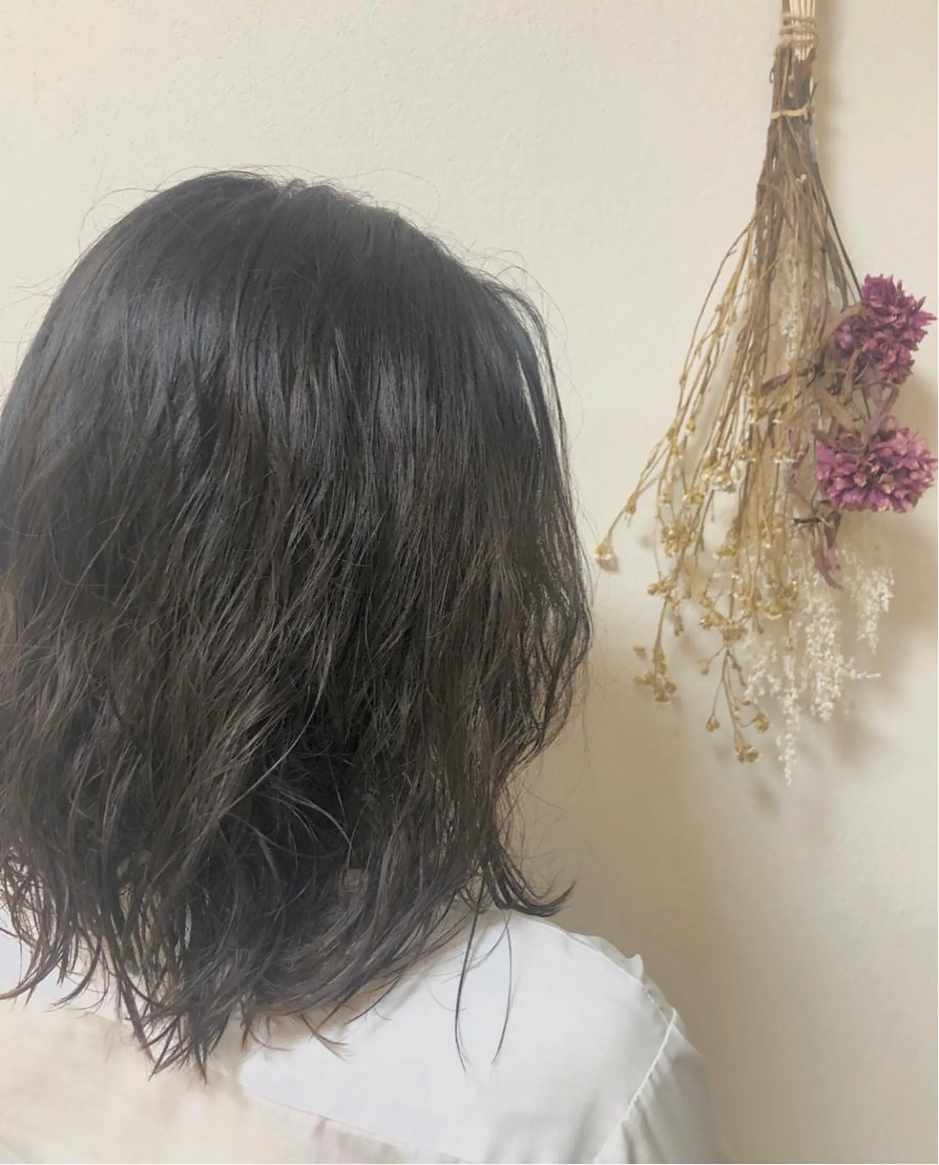 ミディアム ミディアムパーマ うる艶レイヤーカット hinakoのヘアスタイル