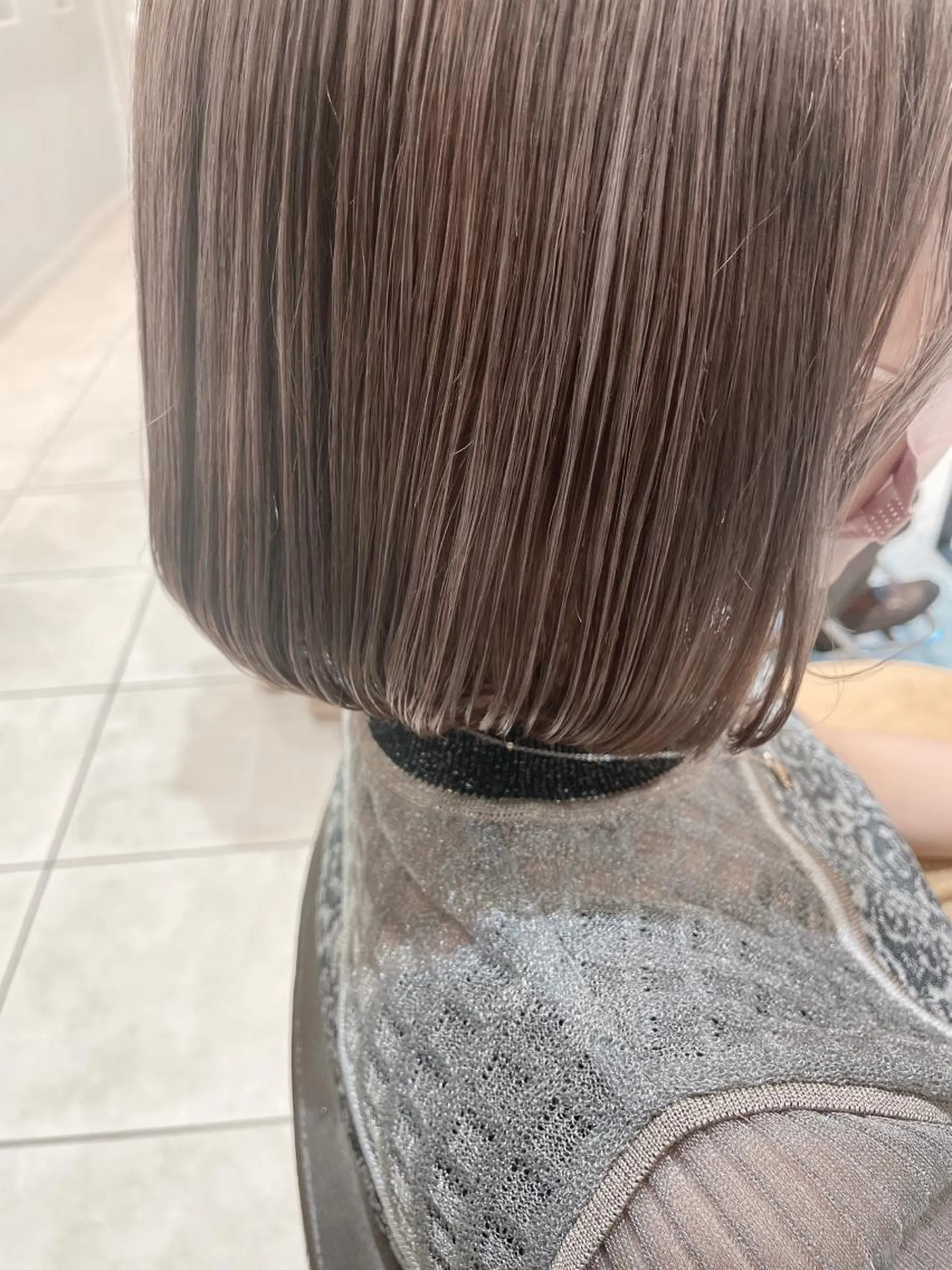 ミディアム カラー ベージュカラー ブリーチ カット ヘアカラー トリートメント 🦖鶴岡香純🦖 産休中のヘアスタイル