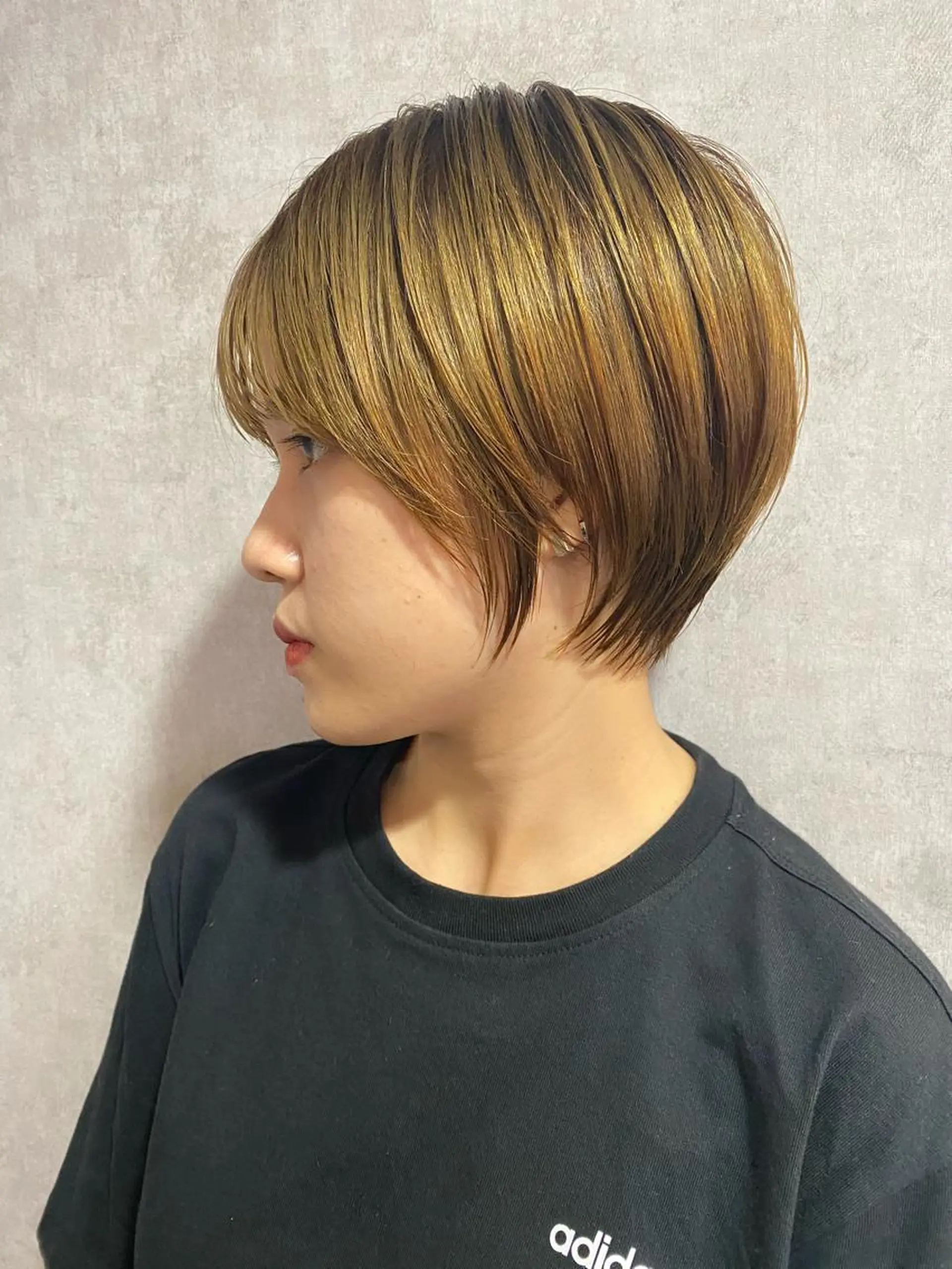 ショート ショートヘア カット ヘアカラー トリートメント 山崎 雄太のヘアスタイル