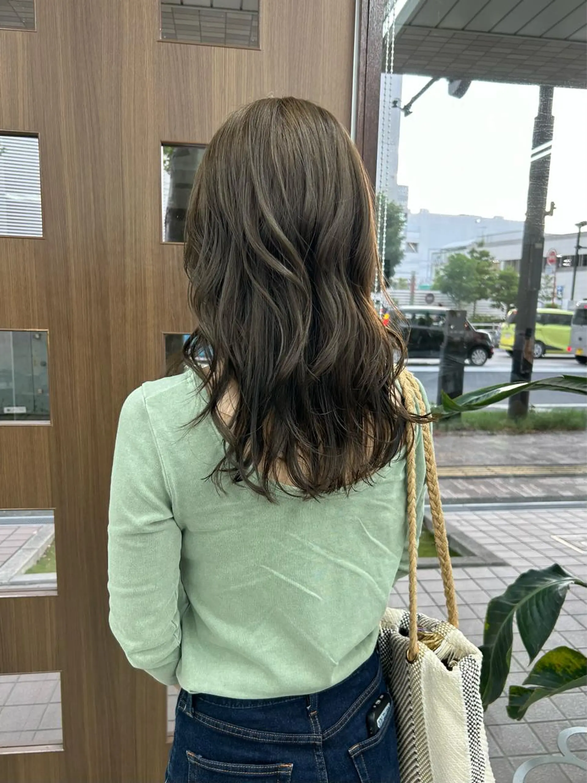 ロング レイヤーカット ダブルカラー/韓国 ヘア/さわのあかねのヘアスタイル