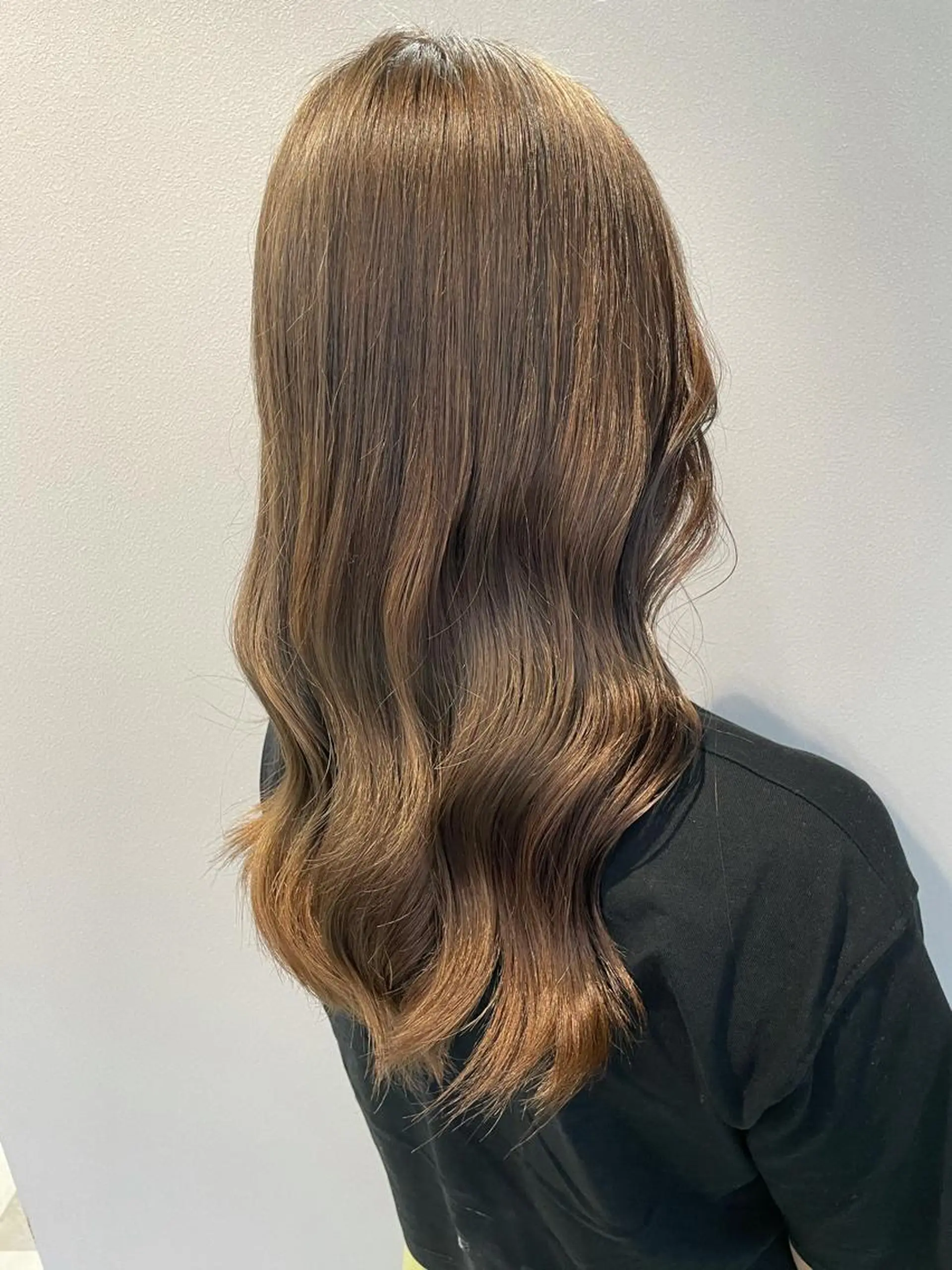 セミロング カラー リルフェアリー 磐田店のヘアスタイル