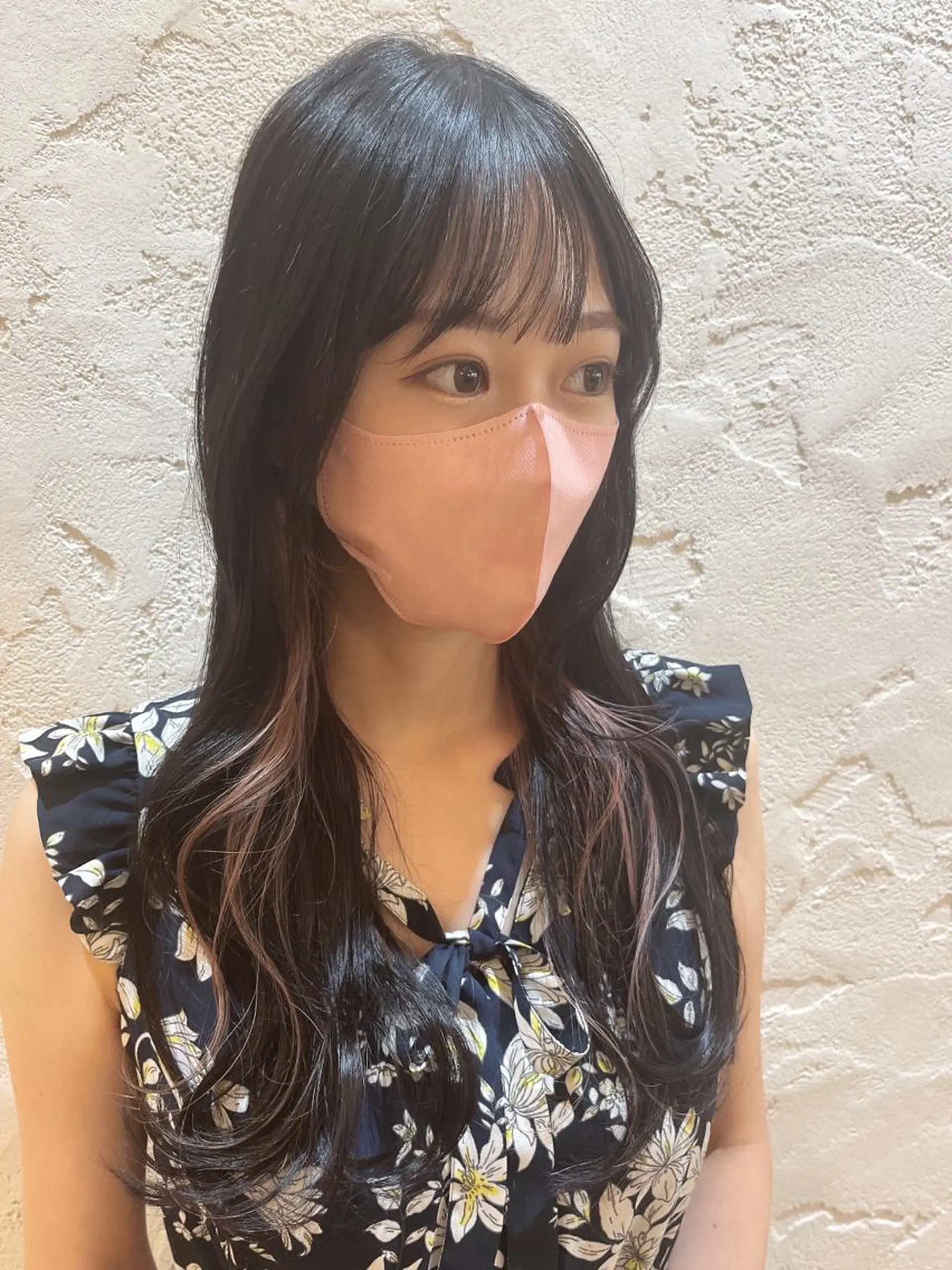 セミロング カラー ヘアカラー ⭐️ アユミ⭐️のヘアスタイル