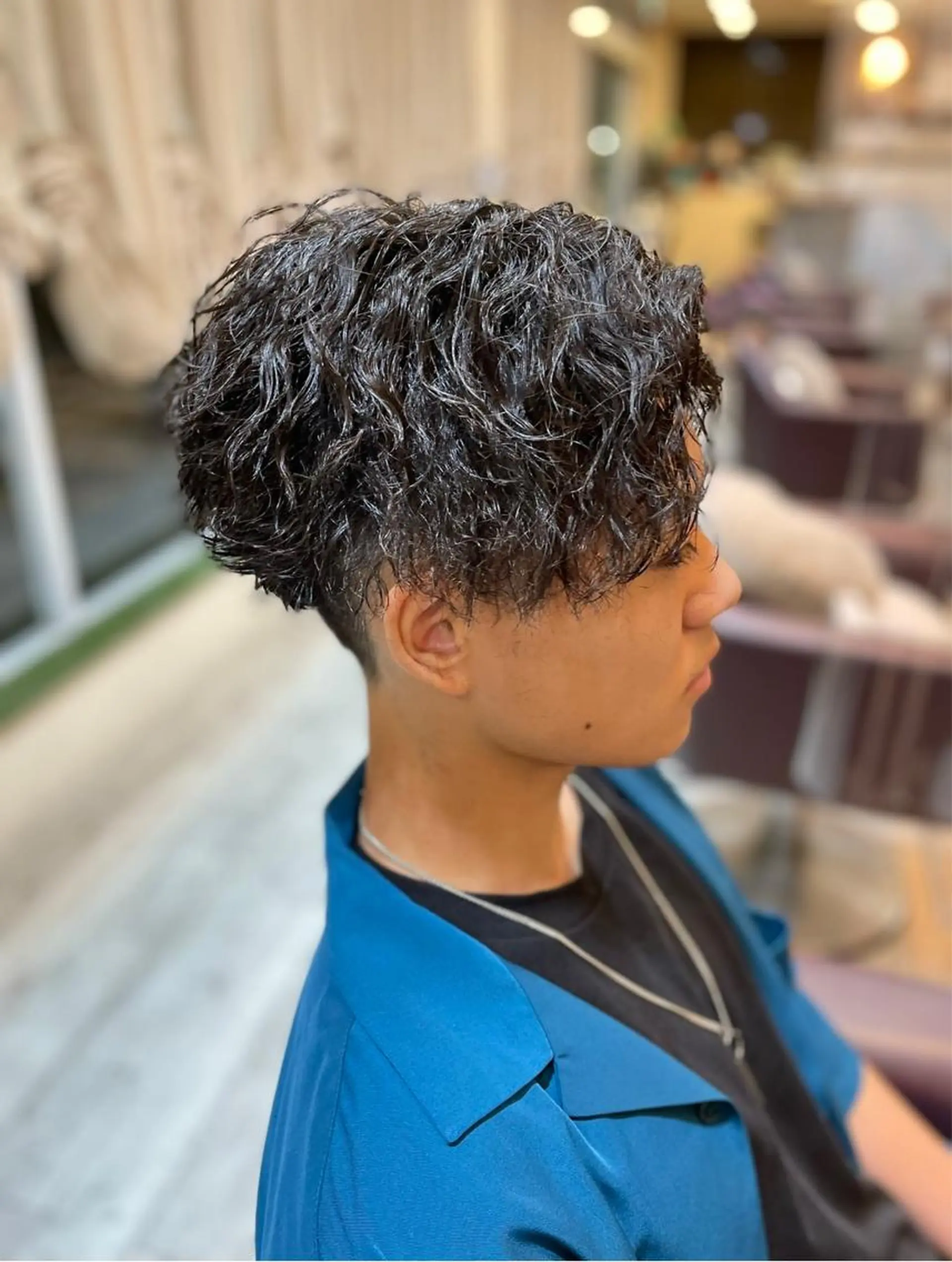 パーマ メンズ 仙台/メンズ/ フェザー/リョウのヘアスタイル