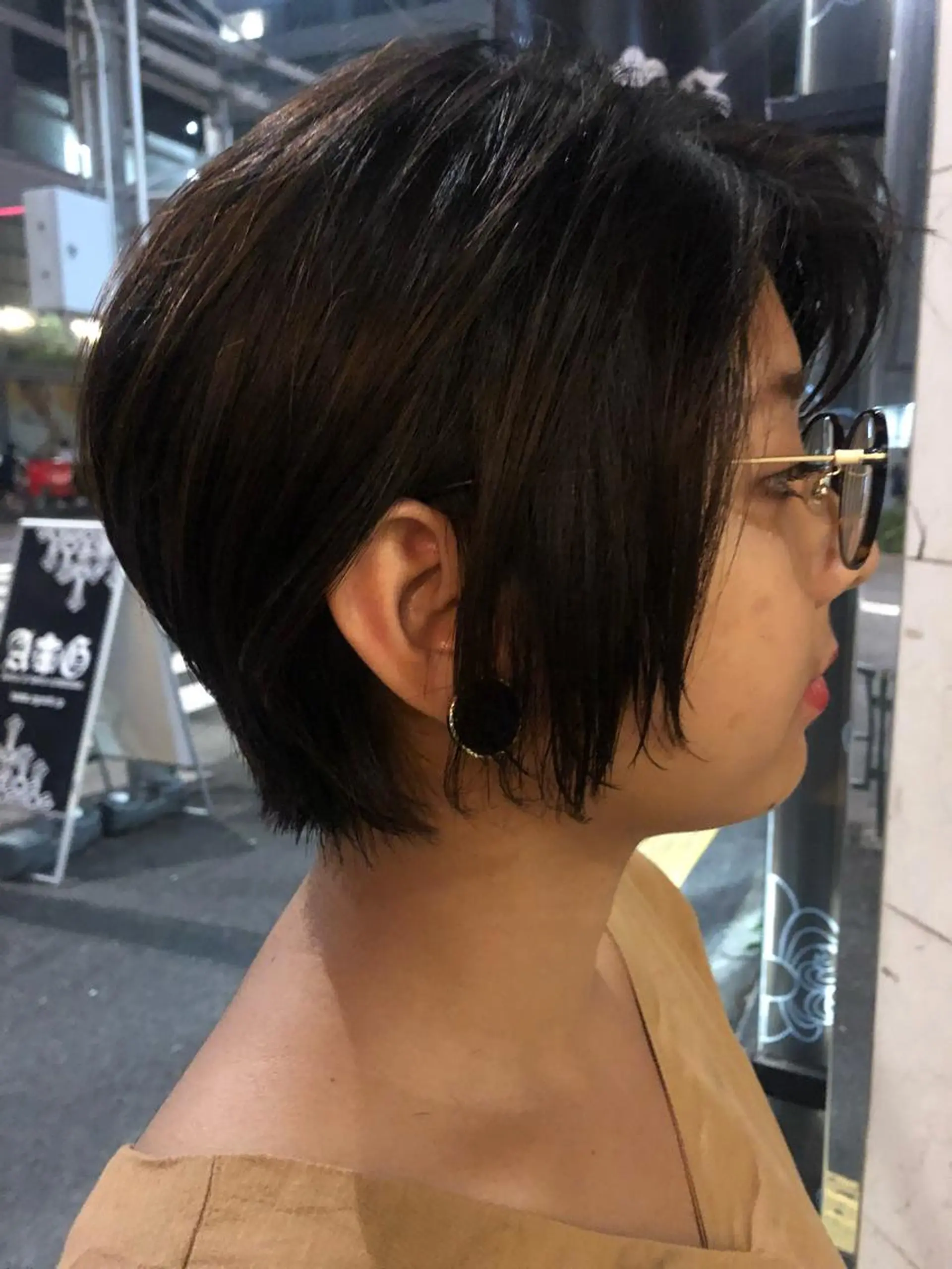 ショート せこぐち まいのヘアスタイル