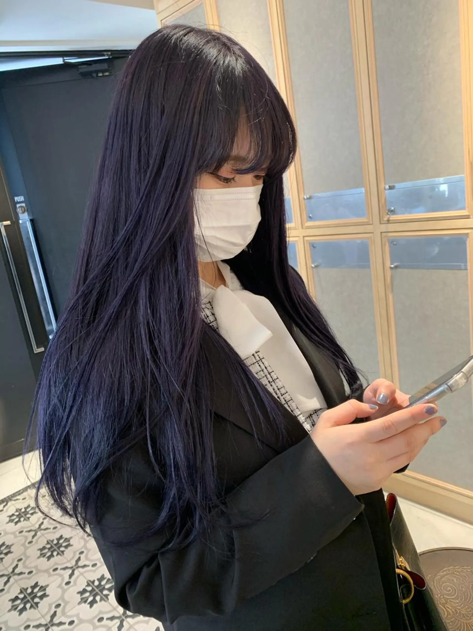 カラー ラベンダー/レイヤー カット🤎mamiのヘアスタイル