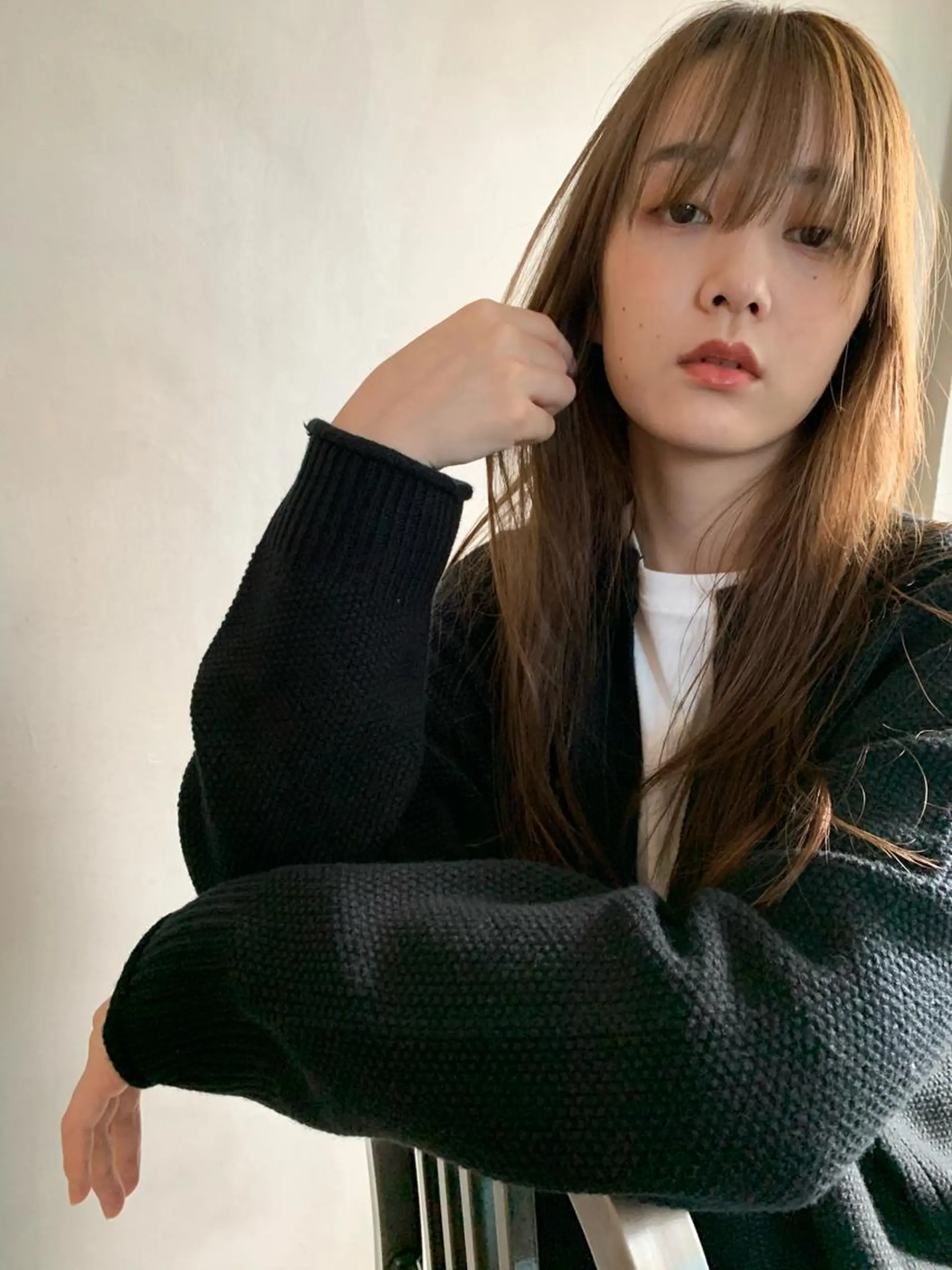 ロング カラー GO TODAY  SHAIR SALON 梅田NU茶屋町店所属・田中成美/レイヤー カット/透明感カラーのヘアスタイル