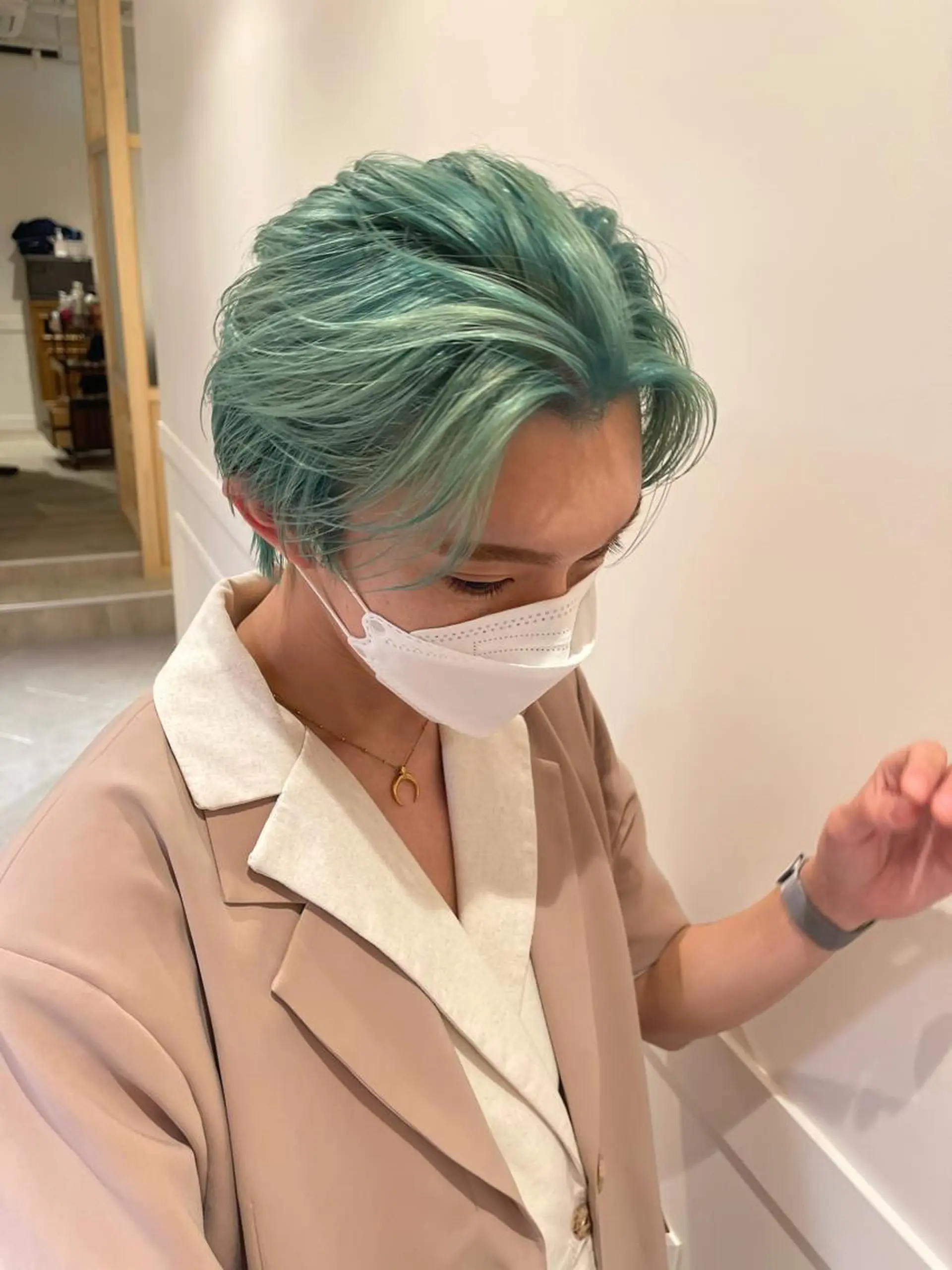 ショート カット ヘアカラー トリートメント PALAN K-Beauty SHINJUKU所属・“ミニモ最高評価獲得 “代表"Kohei"のヘアスタイル