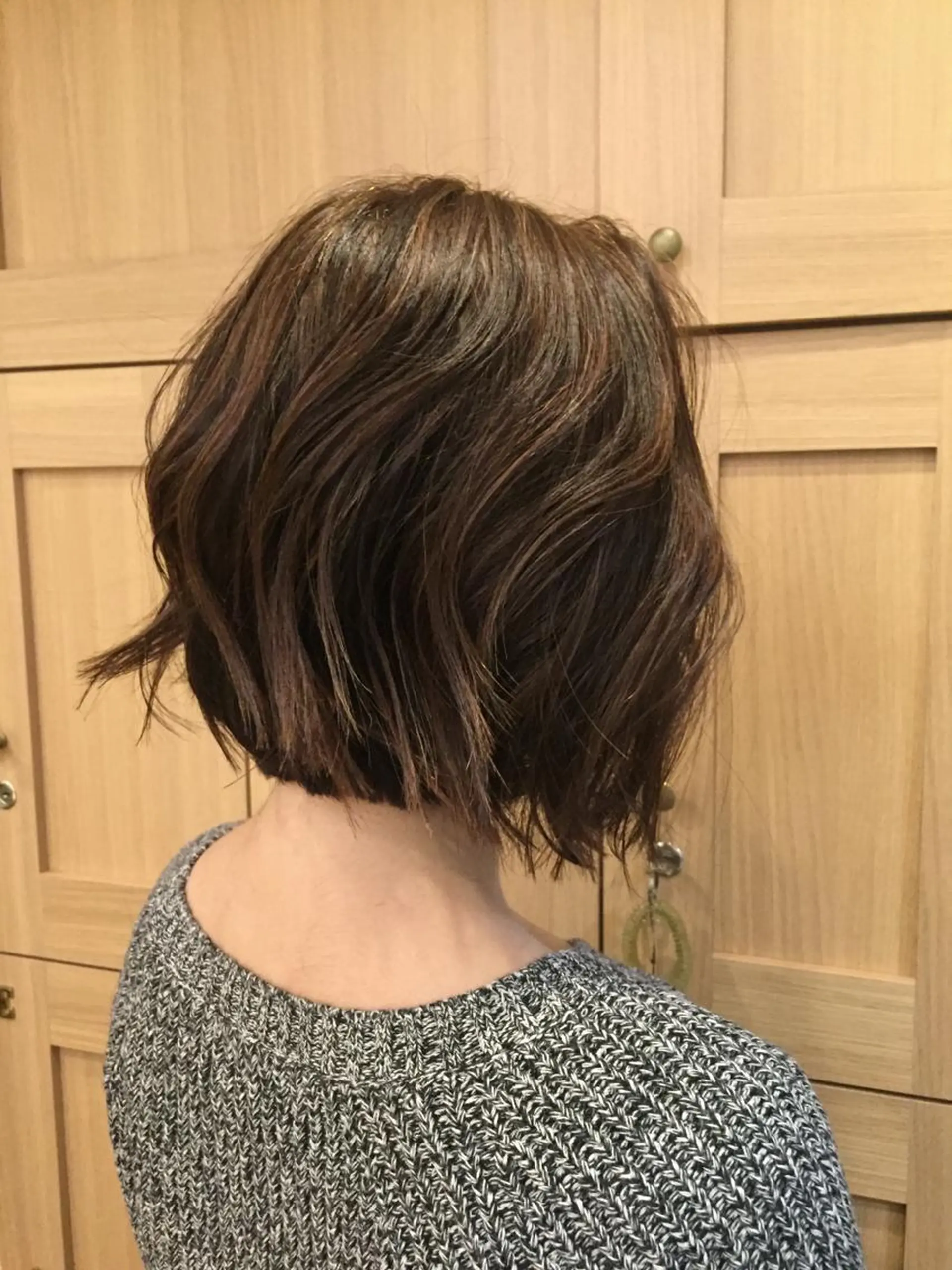 ミディアム カラー ハイライトカラー ハイライト カット ヘアカラー トリートメント ヘアセット カラー特化サロン大阪 ルービック江坂/新城のヘアスタイル