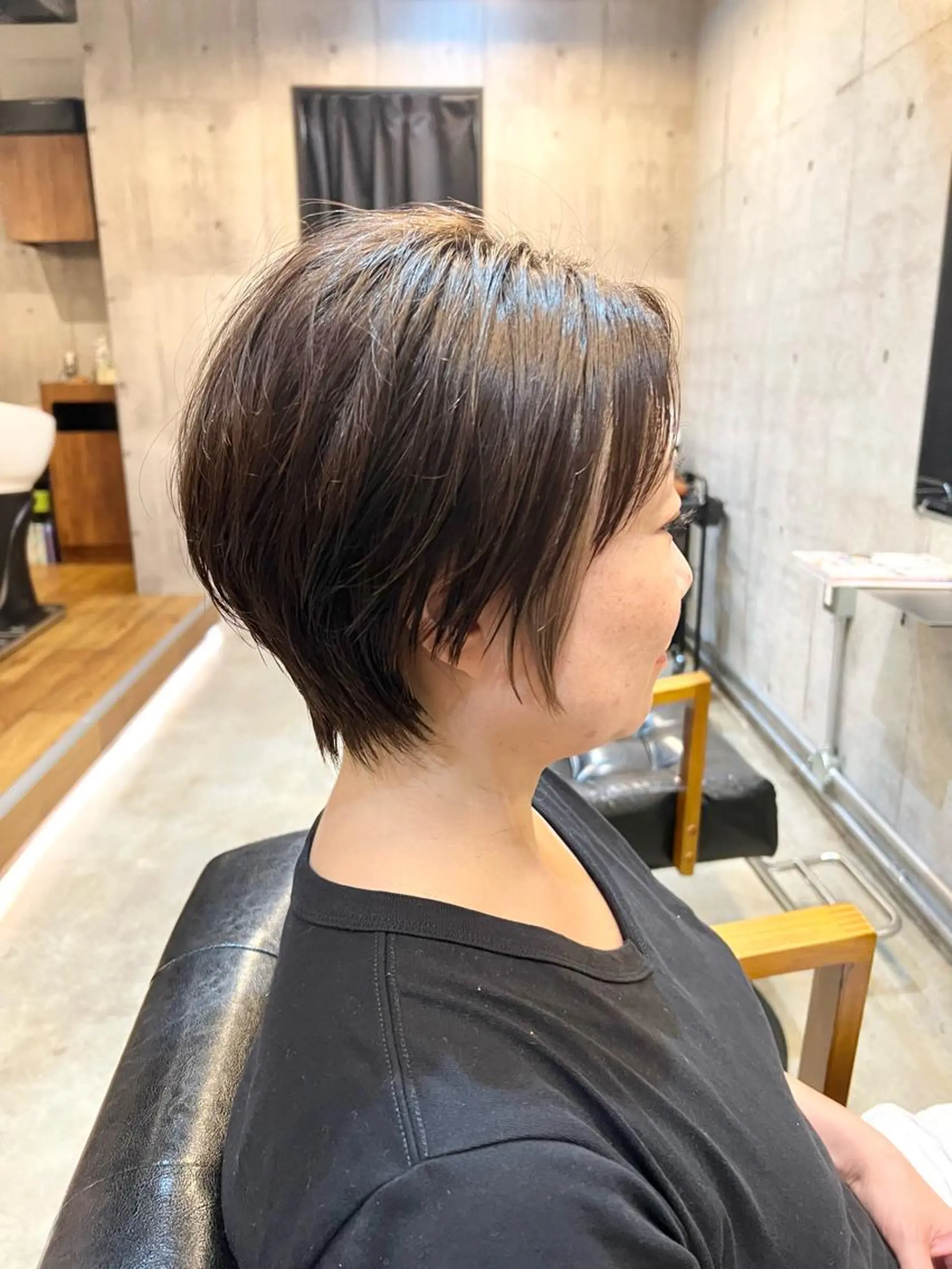 ショート カラー ショートボブ／川崎 子安健太のヘアスタイル