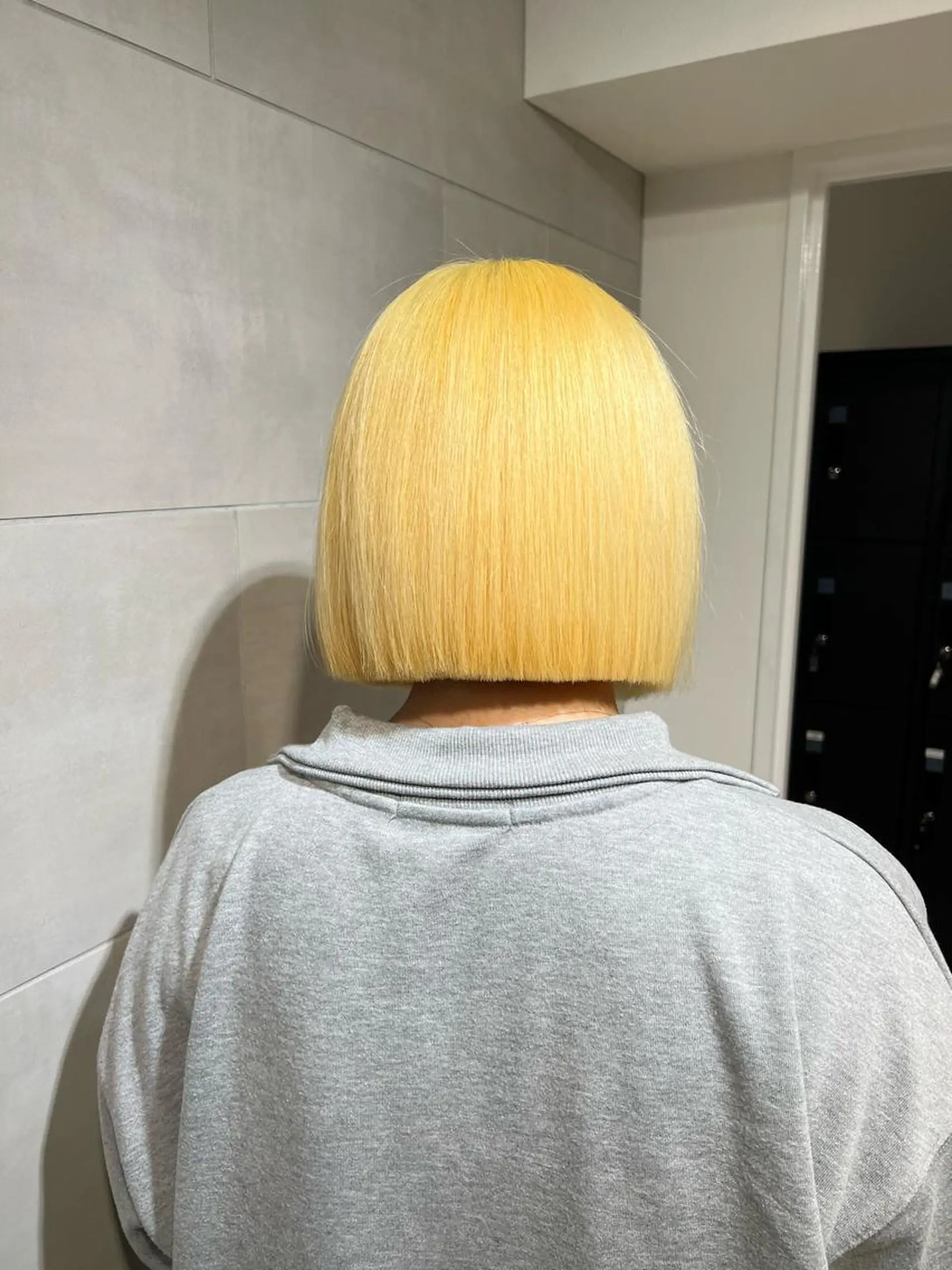 ミディアム ボブ カット ヘアカラー je suis heureuse所属・ハイライトカラー 🌀ゆい❣️のヘアスタイル