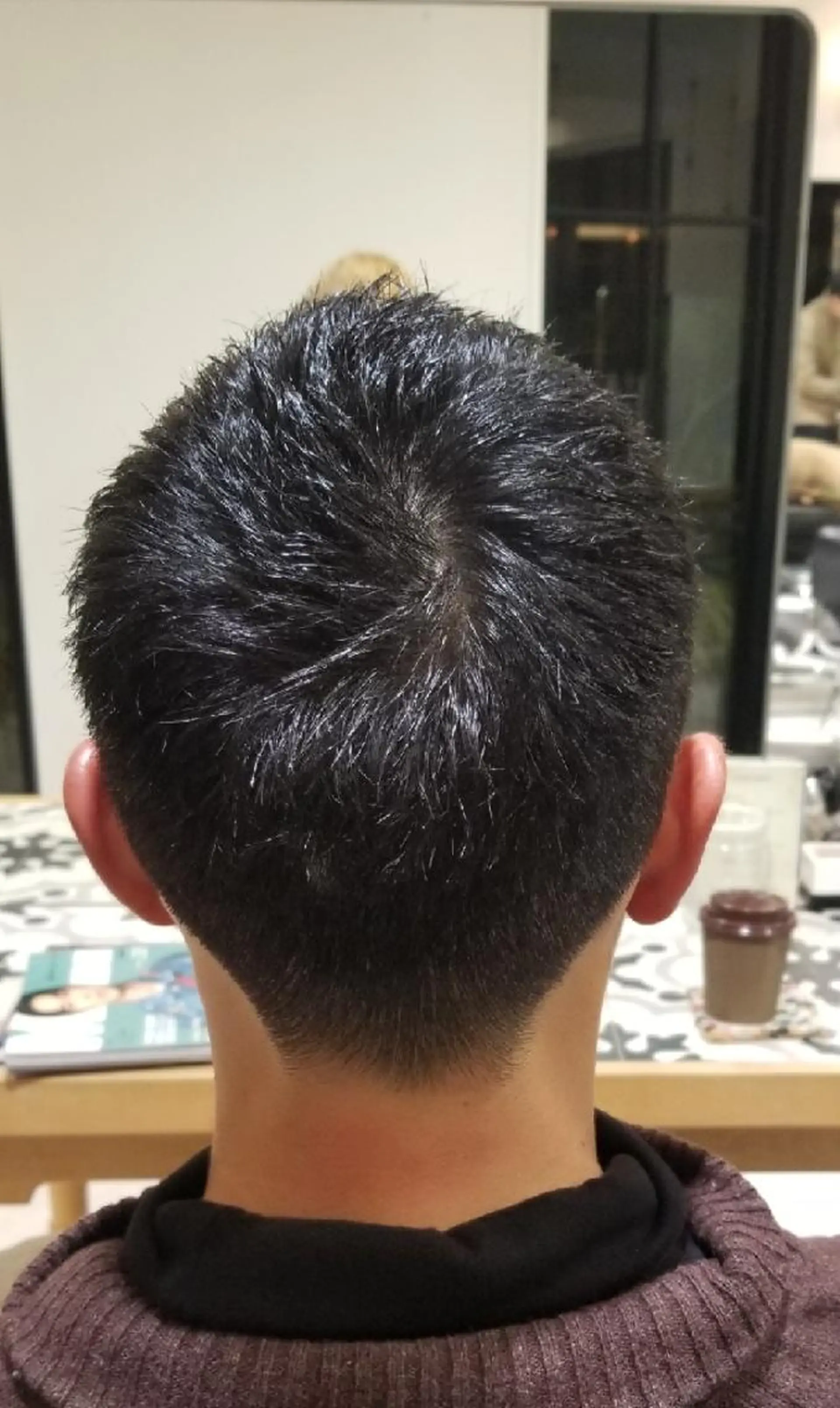 メンズ フェードカット カット 🔴赤み消し/ 艶カラー落合　優🔴のヘアスタイル