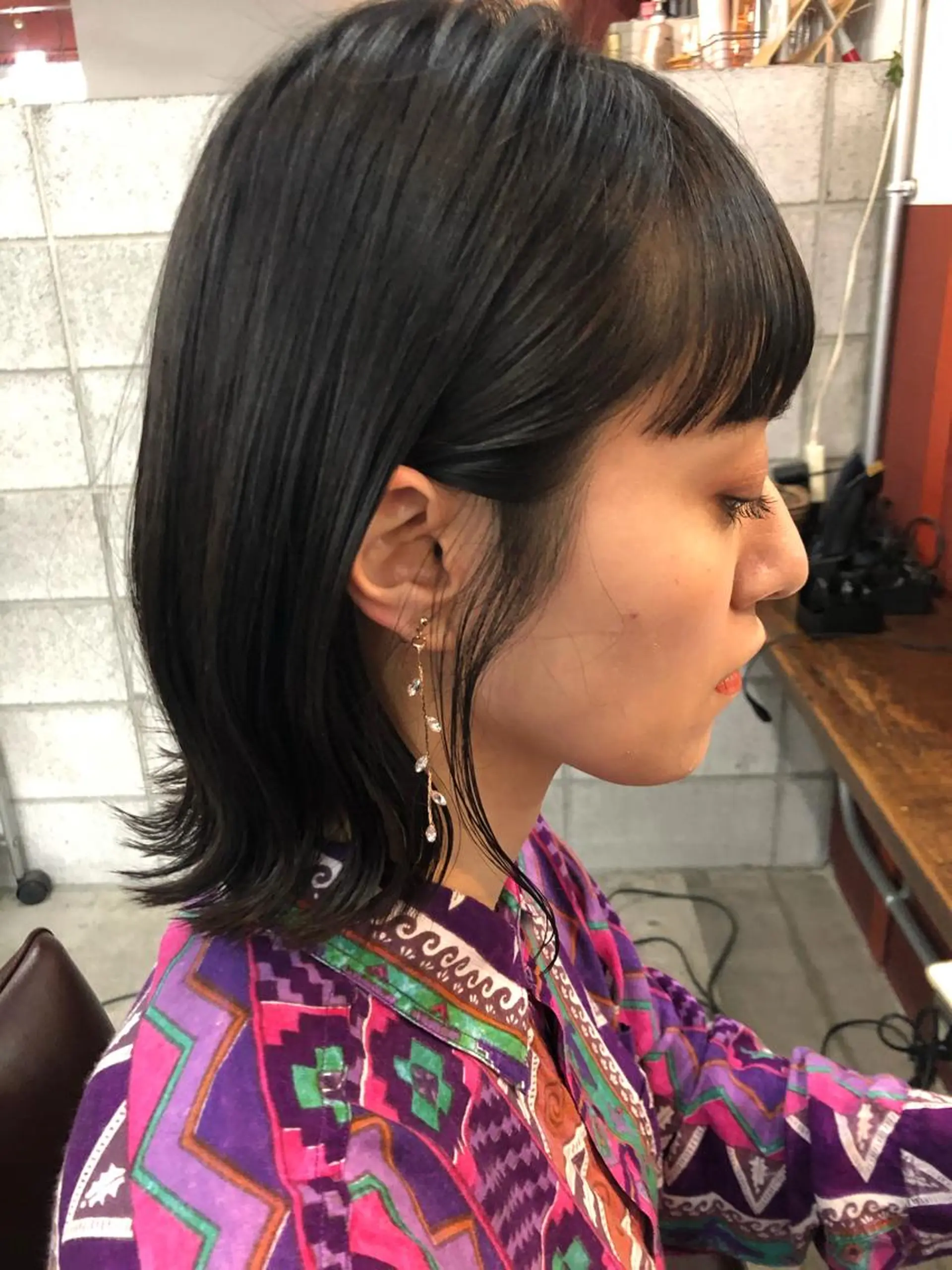 ショート パーソナルカラー 藤本夢のヘアスタイル