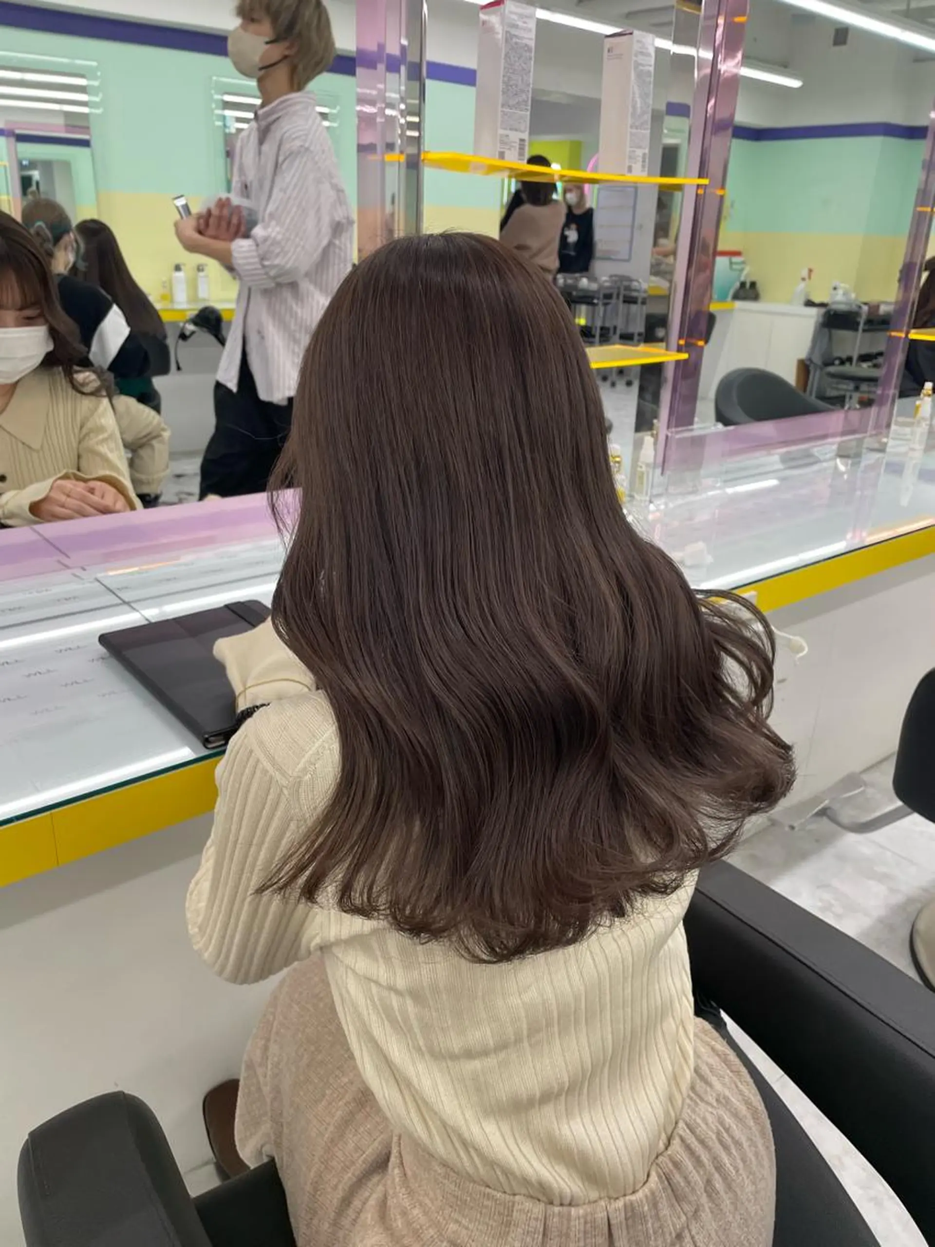 セミロング 🤍韓国トレンド ヘア🤍miku🤍のヘアスタイル