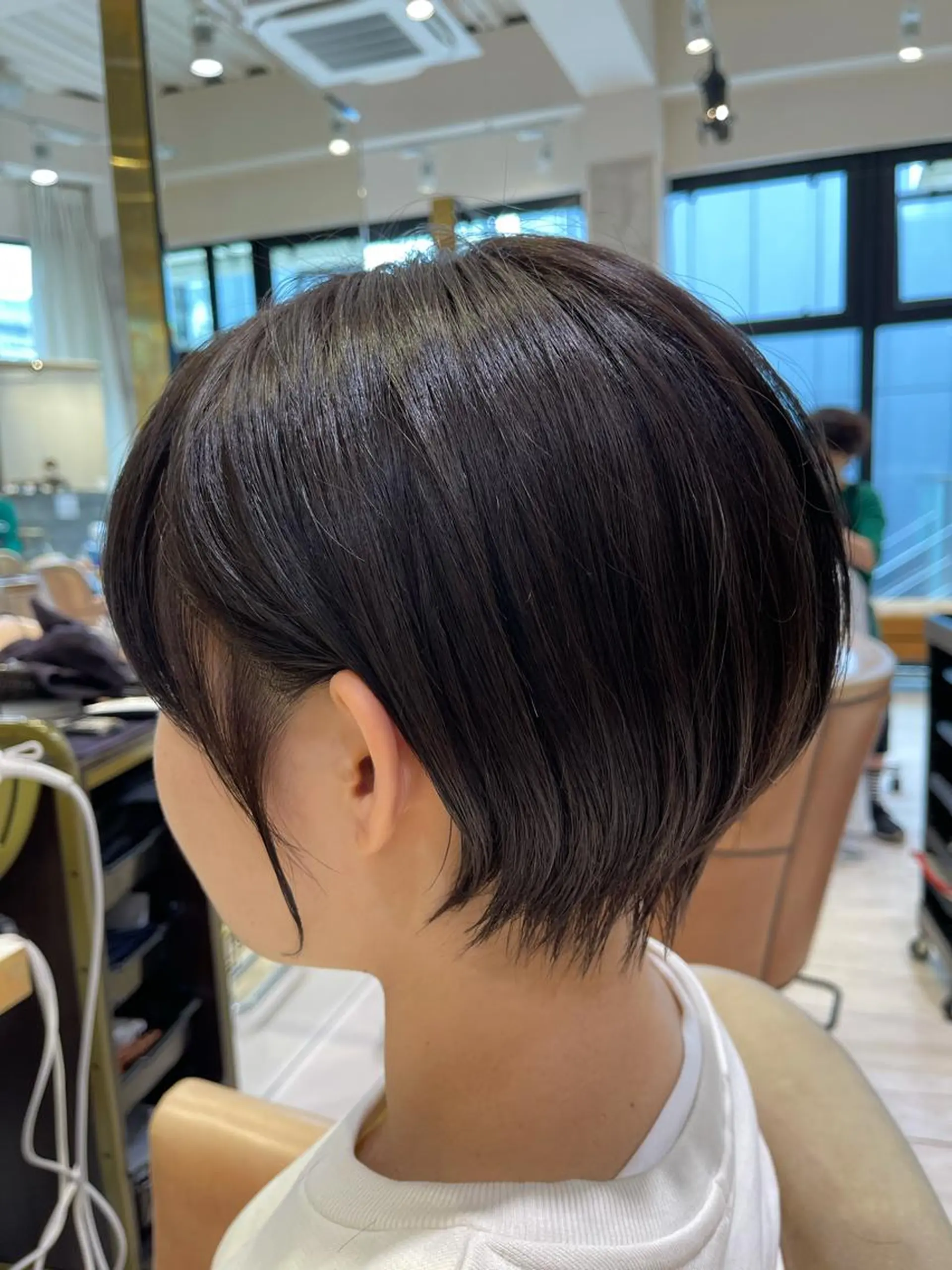 ショート カラー 丸みショート ショートヘア 西村 公孝のヘアスタイル