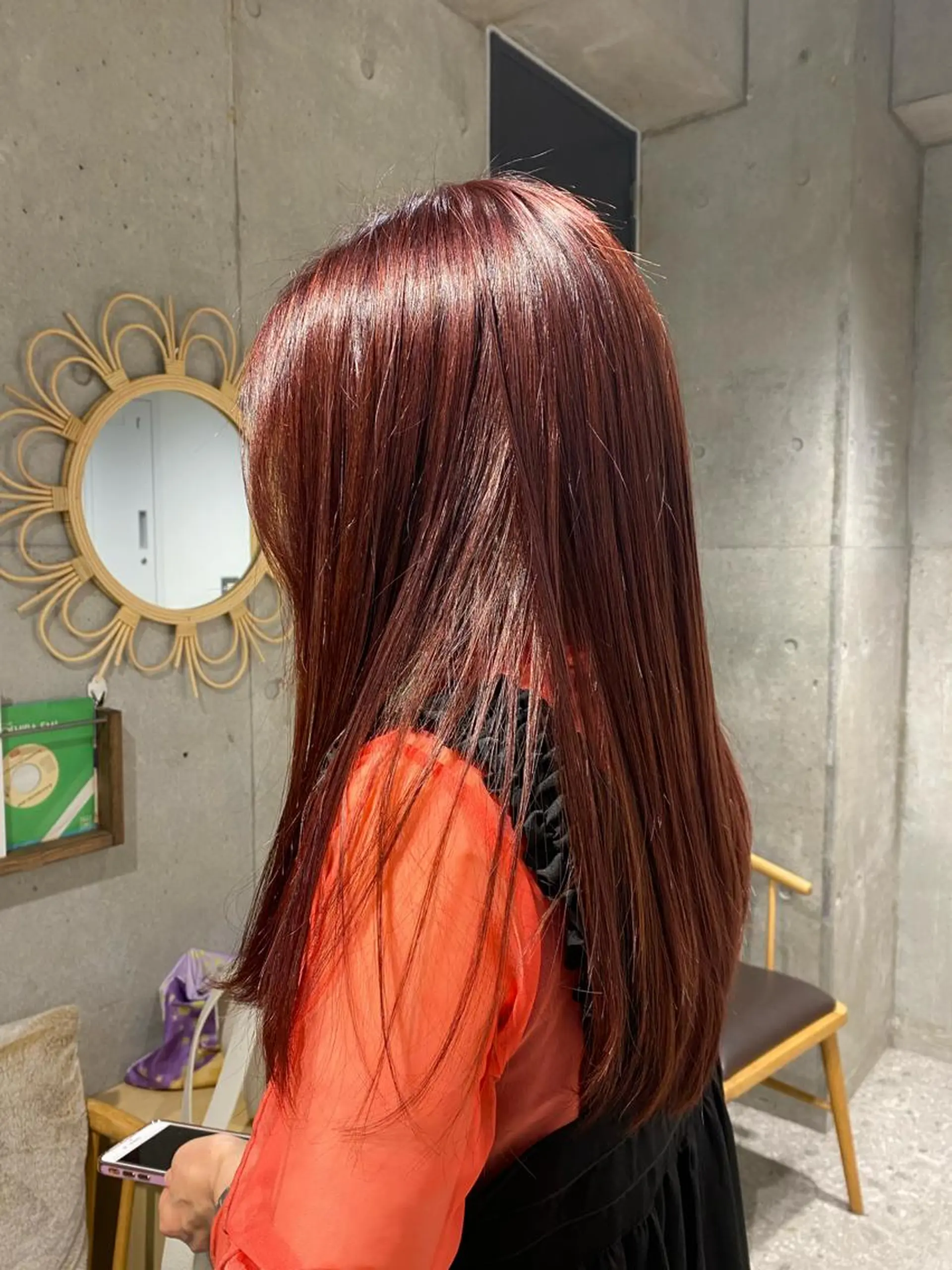 ロング ピンクブラウン 🎀ダブルカラー hinata🎀のヘアスタイル