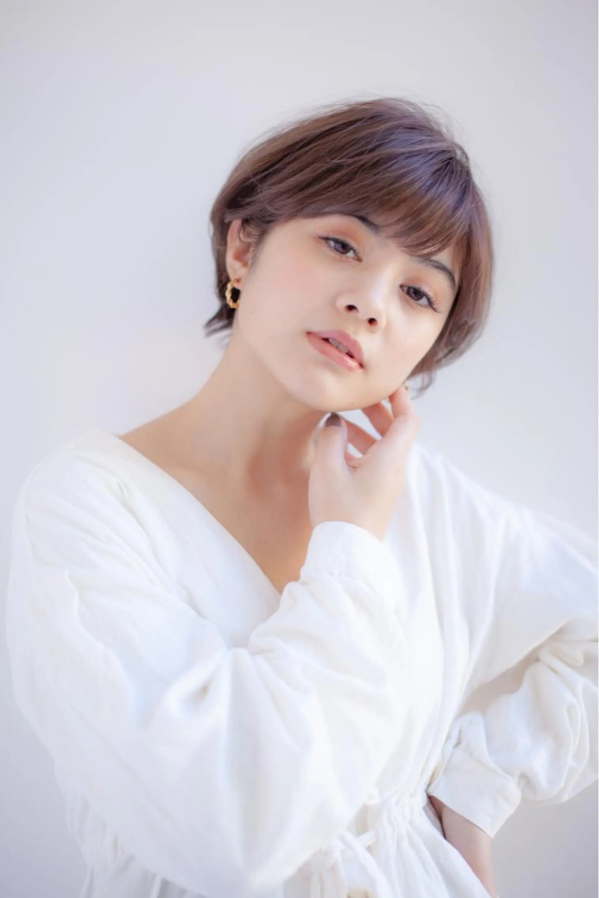 ショート カラー ショートボブ ボブ ショートヘア 小顔カット カット ヘアカラー ショート✂︎宮川 公透のヘアスタイル