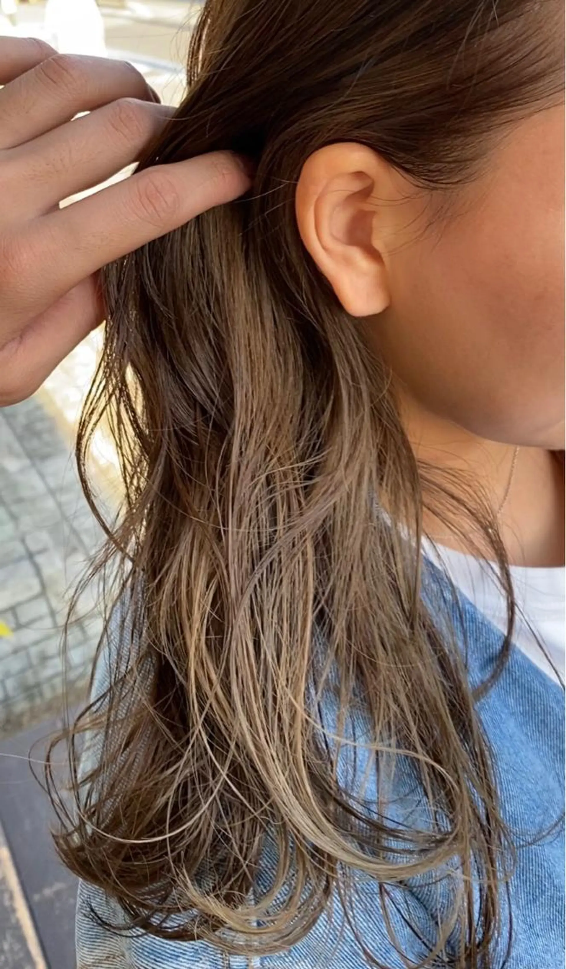 カラー ベージュカラー ブリーチ 橋本 しゅうまのヘアスタイル