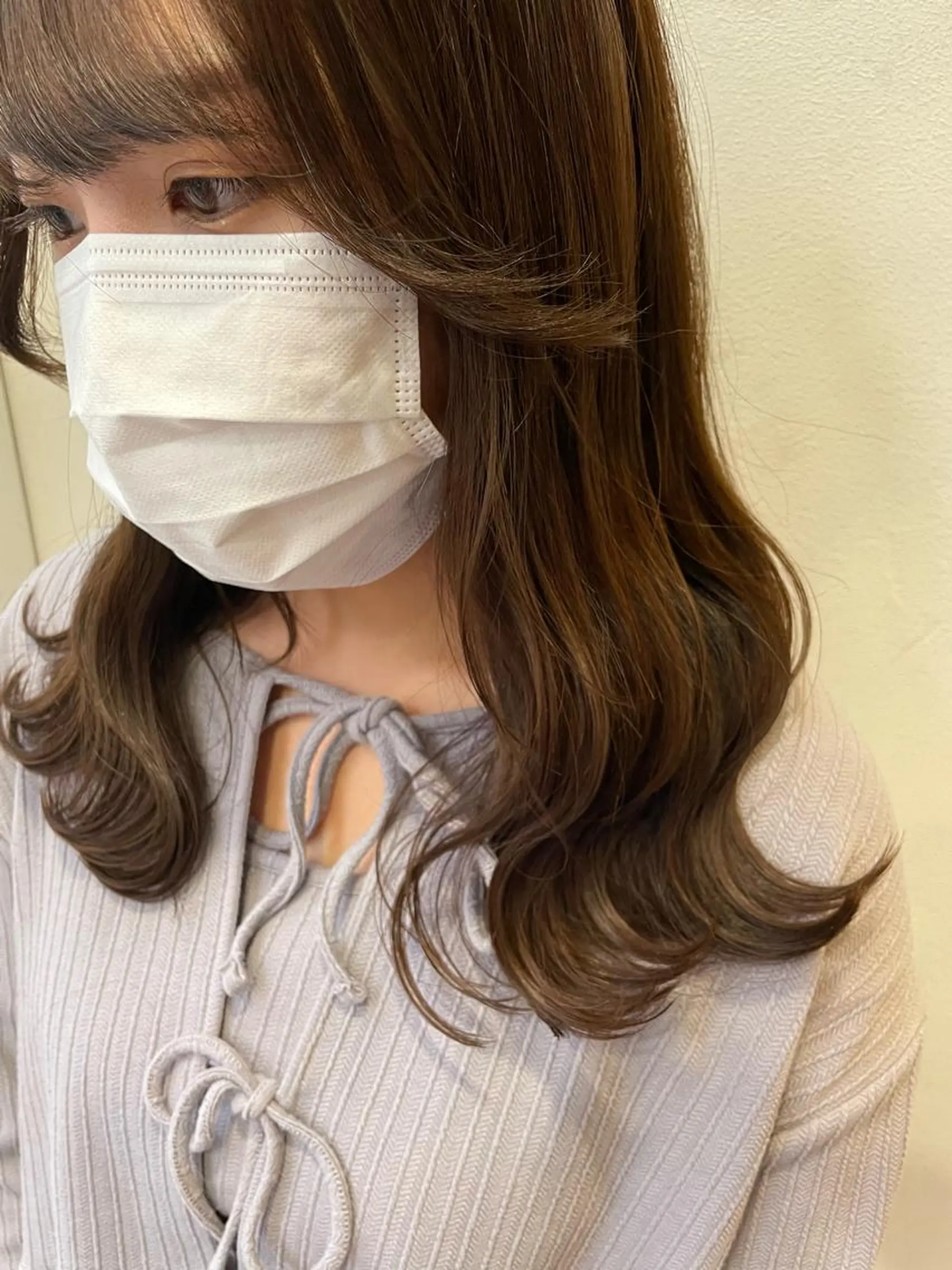 セミロング カット ヘアカラー トリートメント 【店長】インナー指名 No.1戸塚優思のヘアスタイル