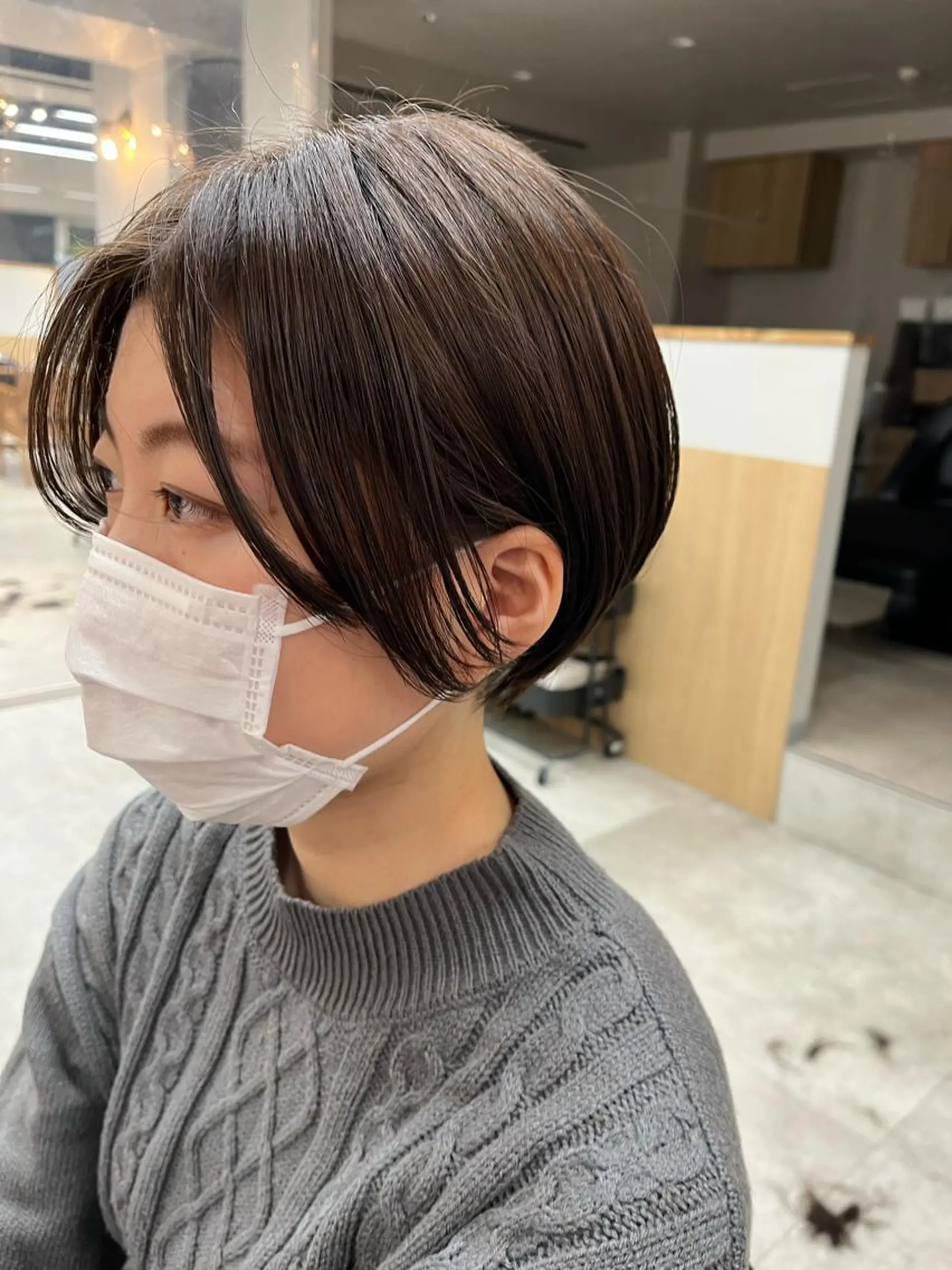 ショート カラー パーマ ヘアアレンジ Riposo.所属・✨似合わせカラー✨ 奈須晴香のヘアスタイル