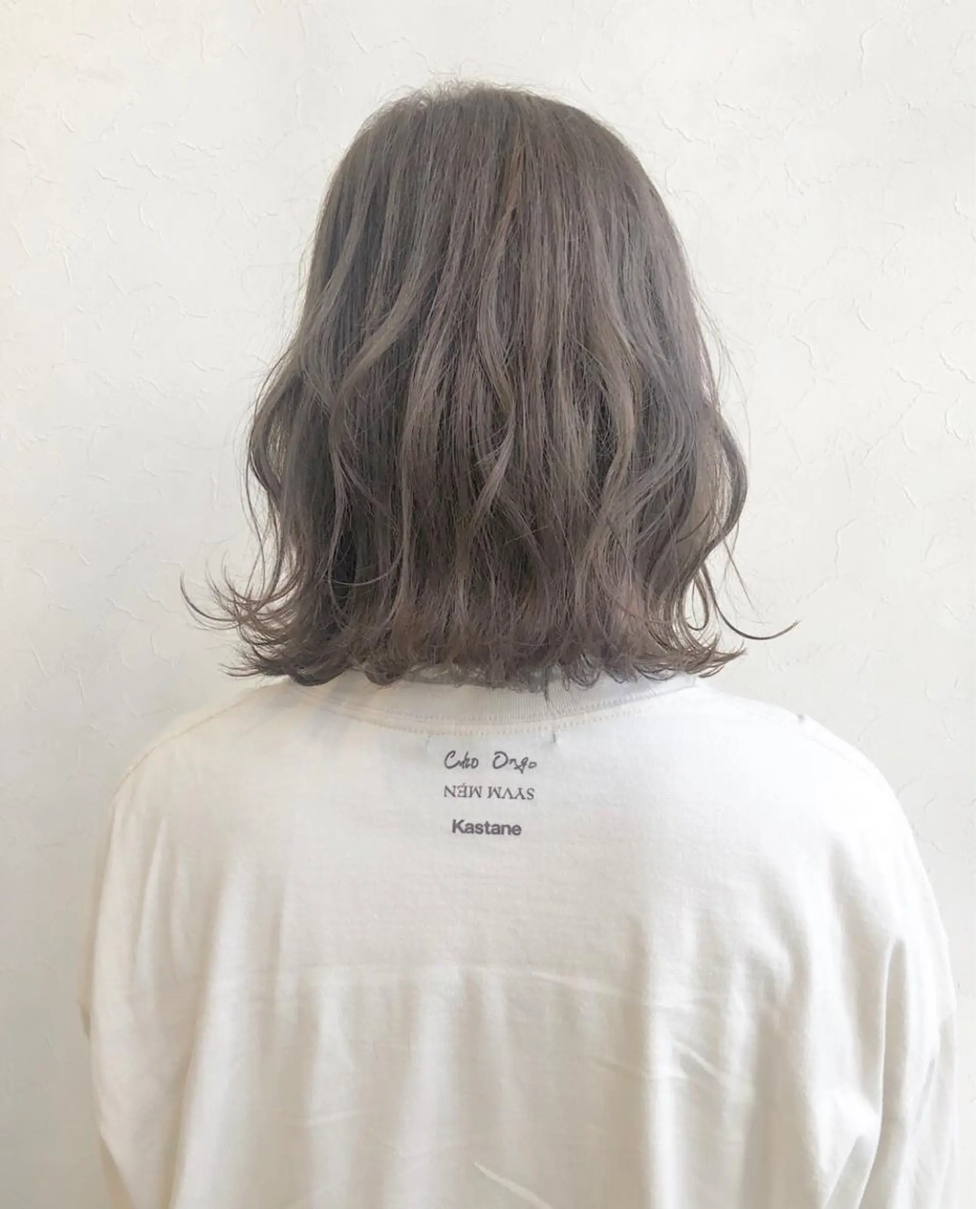 ミディアム カラー nakahara madokaのヘアスタイル