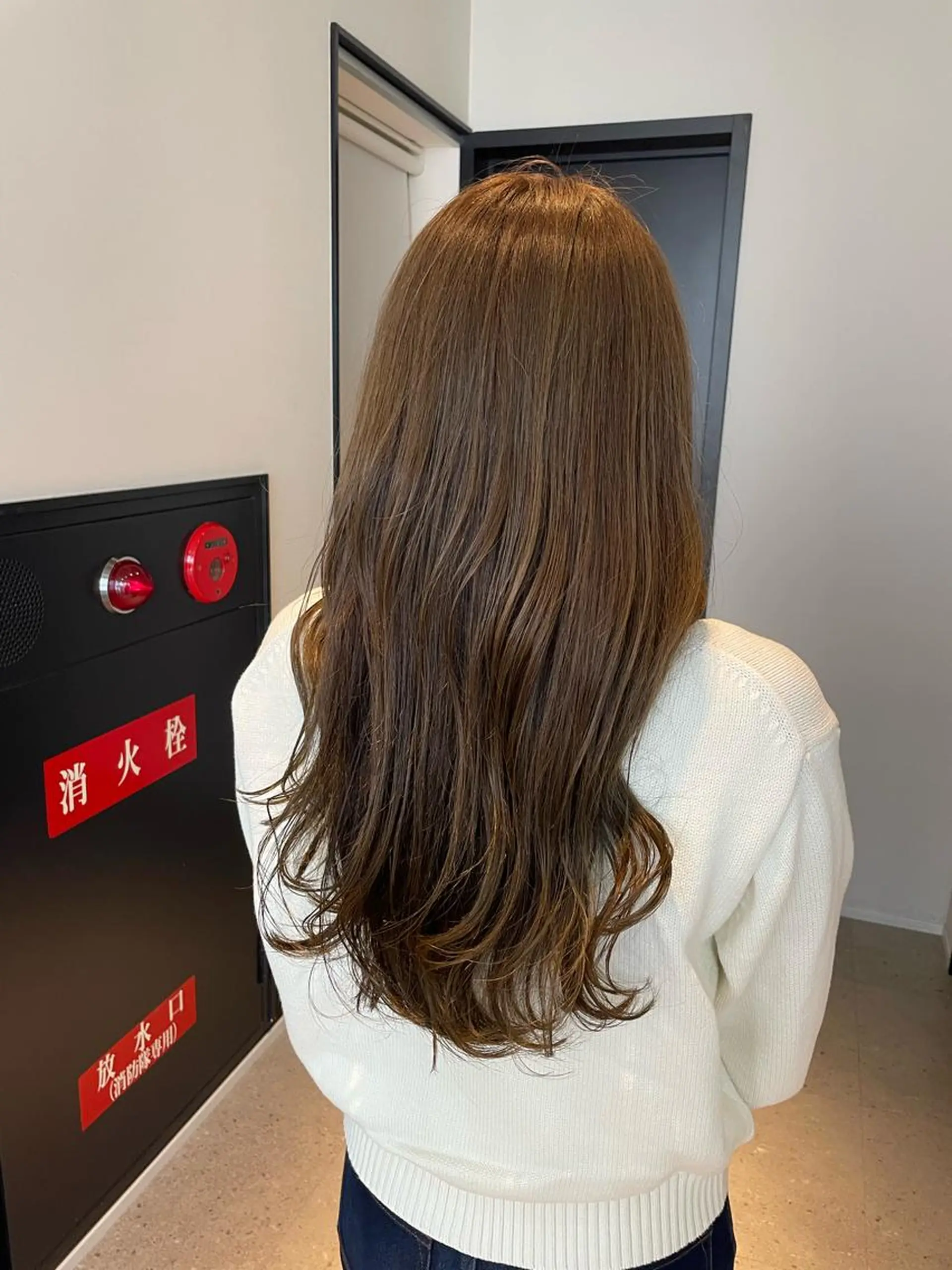 ロング カラー ベージュカラー オリーブベージュ カット ヘアカラー トリートメント ヘッドスパ One By The Ect所属・ショート/脱白髪染め ☆宇﨑悠実のヘアスタイル