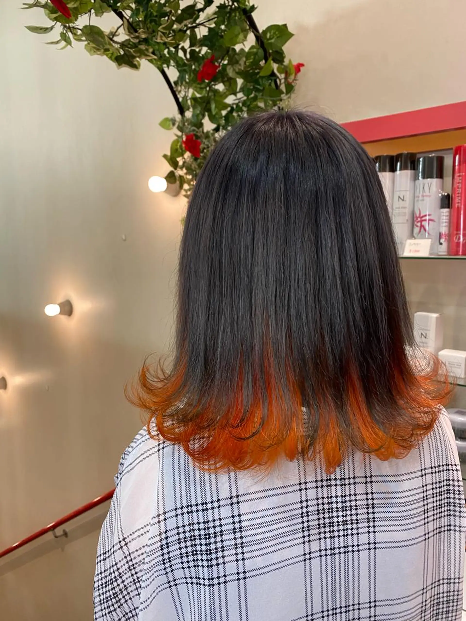 ミディアム ヘアカラー ゆぴ☾‪/推しカラー /ハイトーンのヘアスタイル