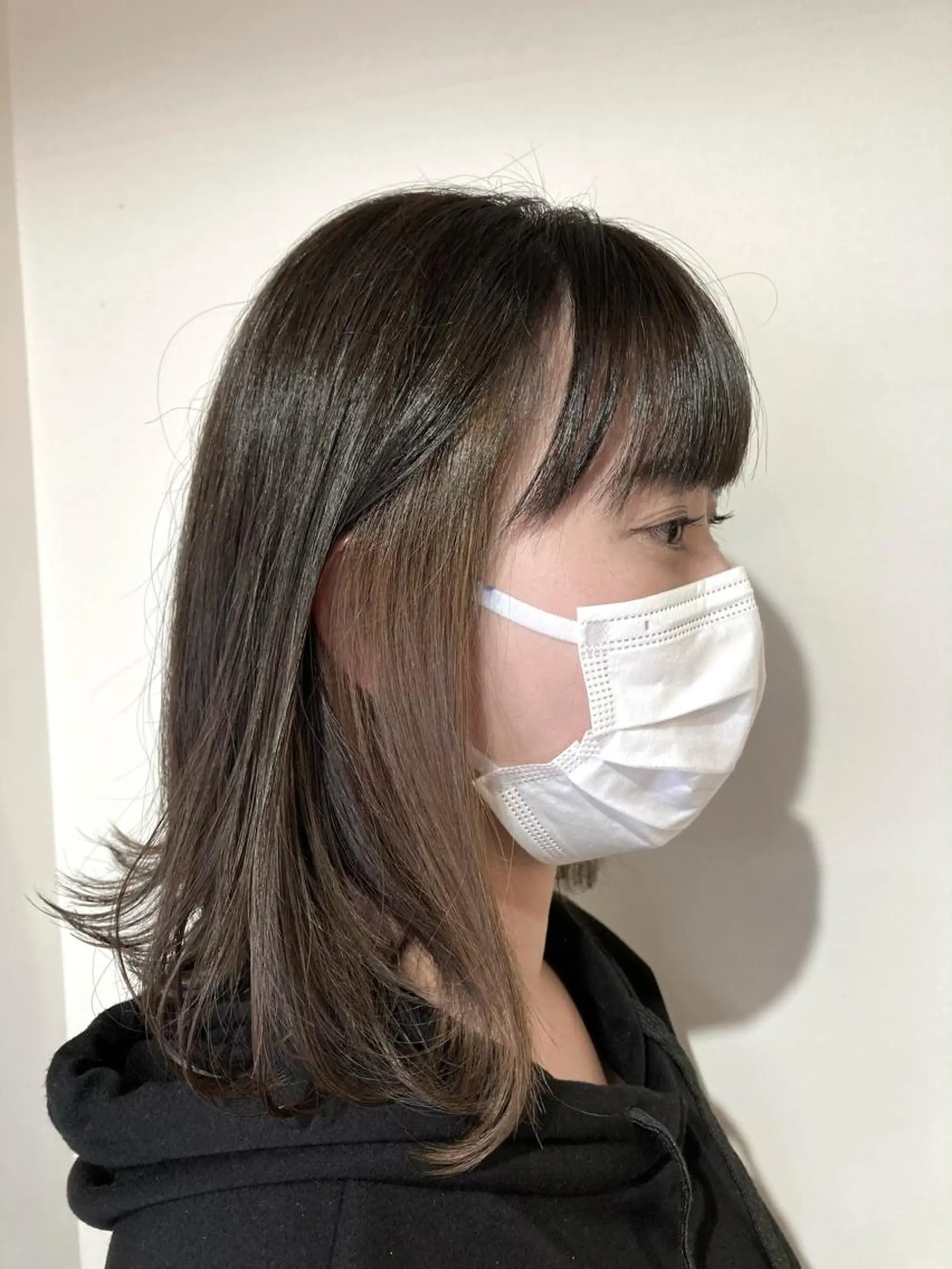 ミディアム ヘアカラー 河野 行史のヘアスタイル