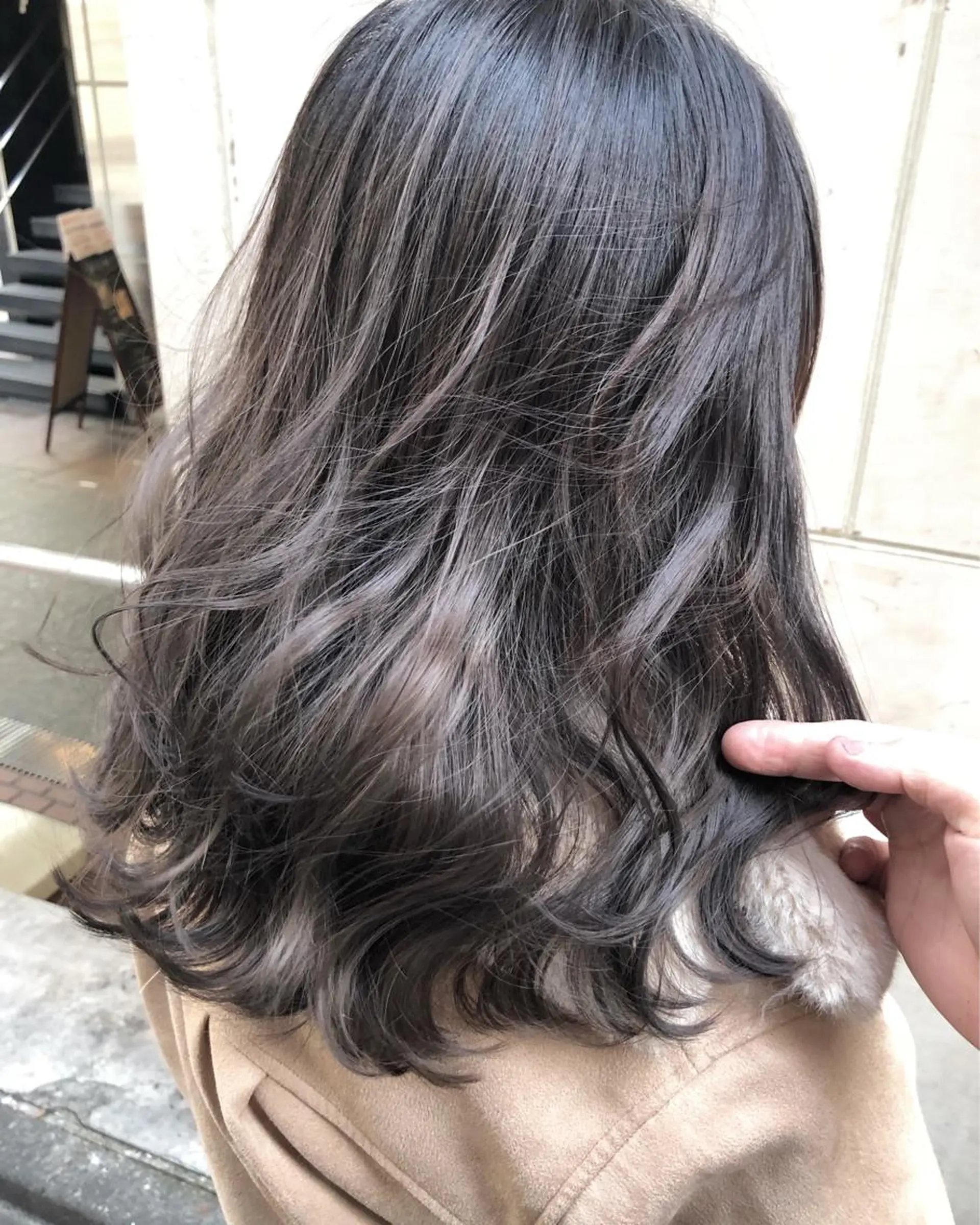 ミディアム カラー ヘアアレンジ 遠藤 拓馬のヘアスタイル