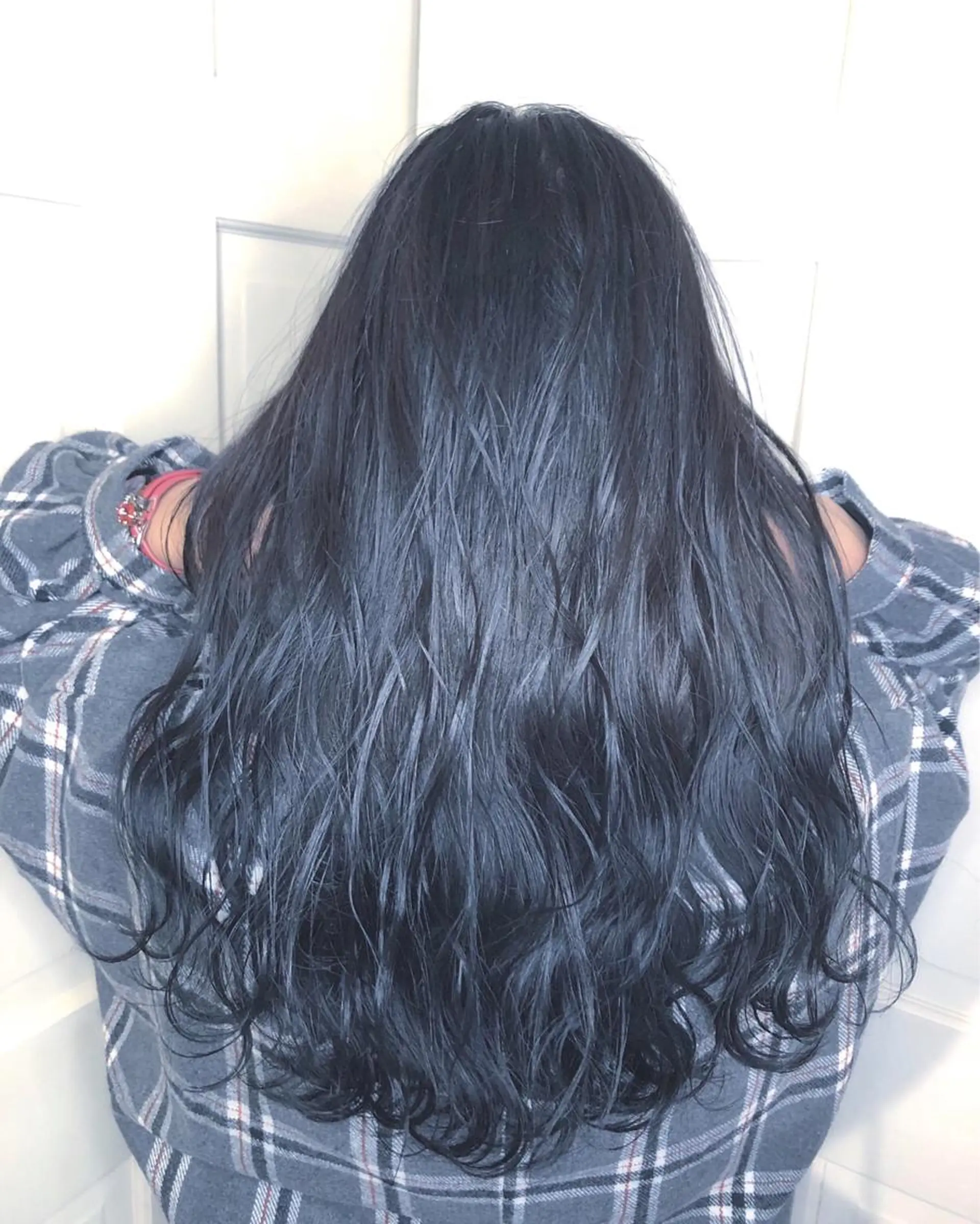 ロング カラー ヘアアレンジ 原宿レイヤーカット 渋谷【山本喜熙】のヘアスタイル