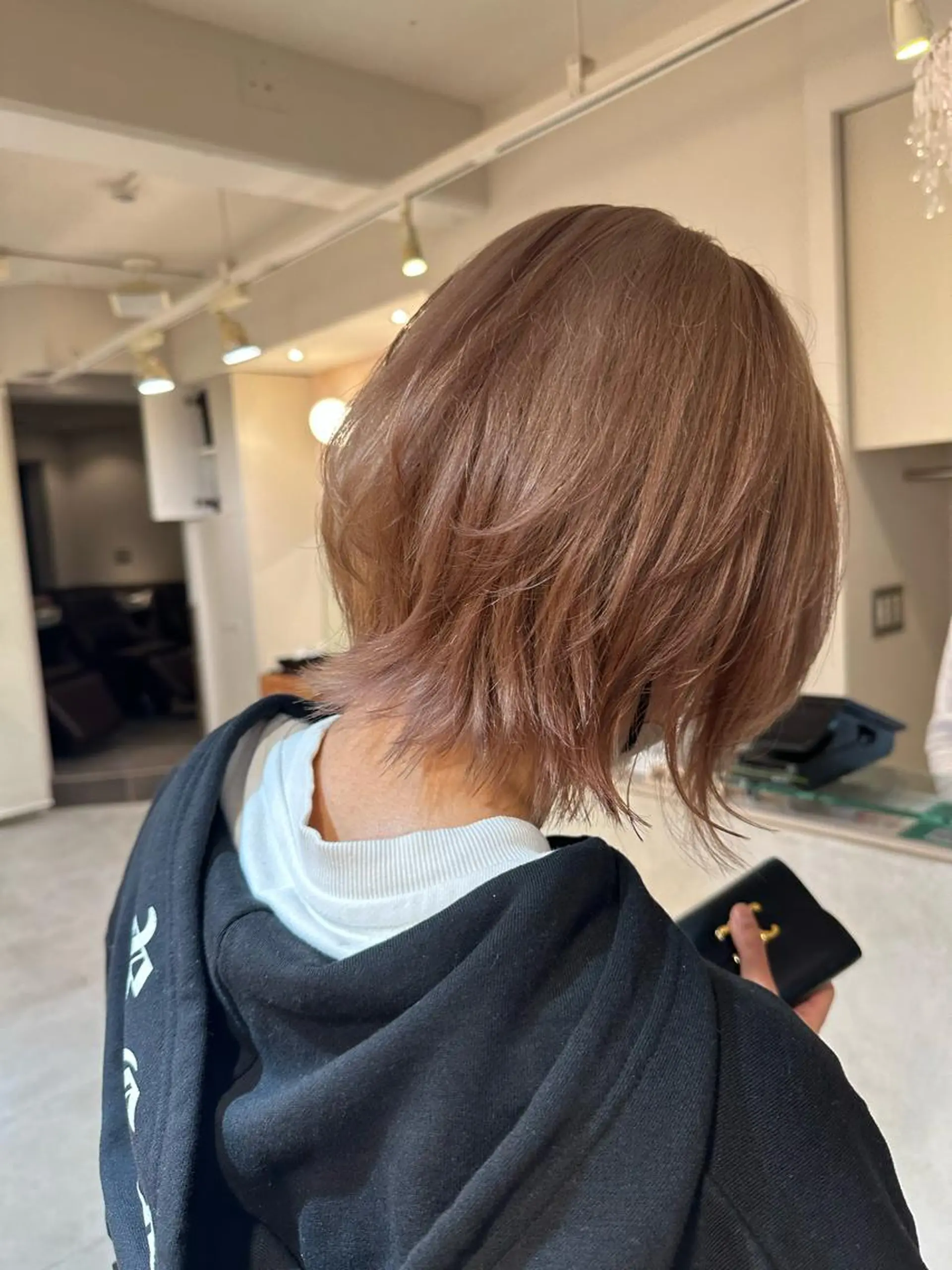 セミロング カラー パーマ ヘアアレンジ メンズ キッズ ネイル マツエク・マツパ アイブロウ ヘアカラー 🦕ウルフカット 🦕ａｋｉｈｏのヘアスタイル