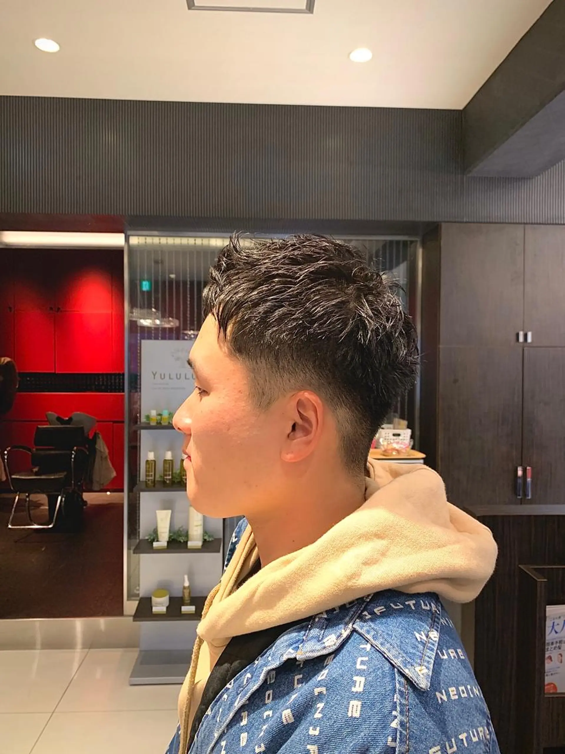 ショート メンズ カット ヘッドスパ 岡本 勇輝のヘアスタイル