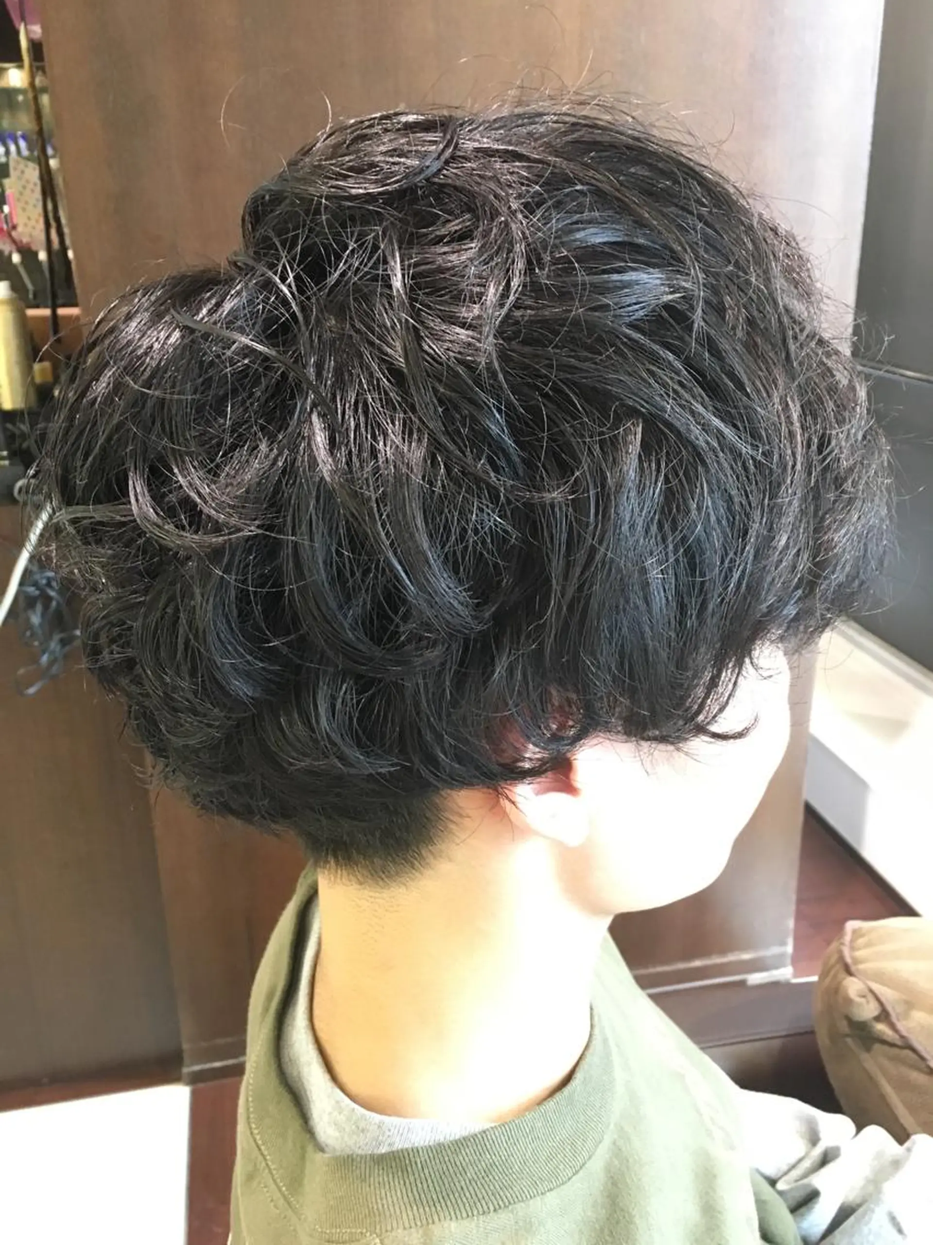 パーマ メンズ カット パーマ 伊藤 元気のヘアスタイル