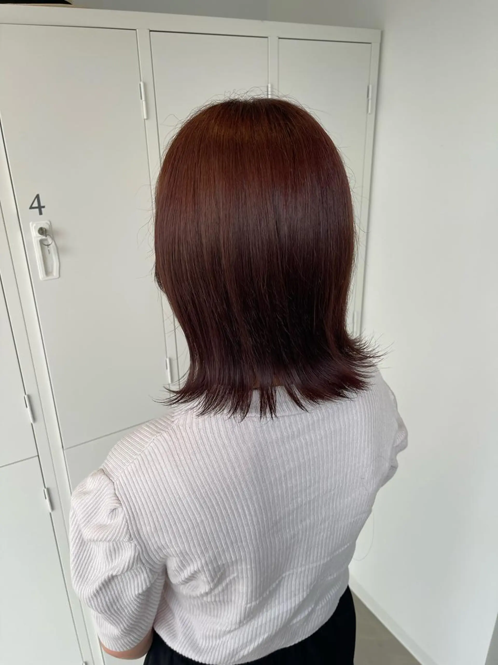 ミディアム カラー 店長 MANAMI /ブリーチ/骨格ボブのヘアスタイル